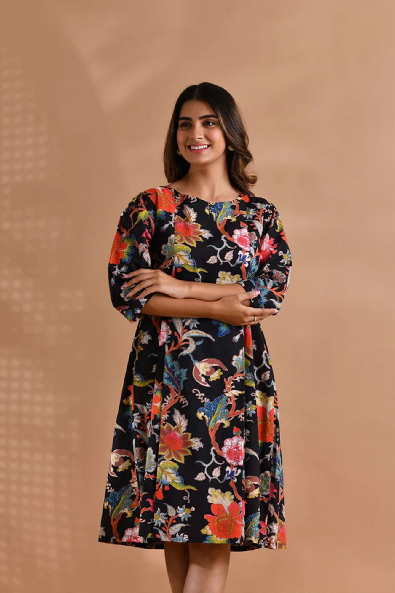 Dress Short Women "Chandini" Black