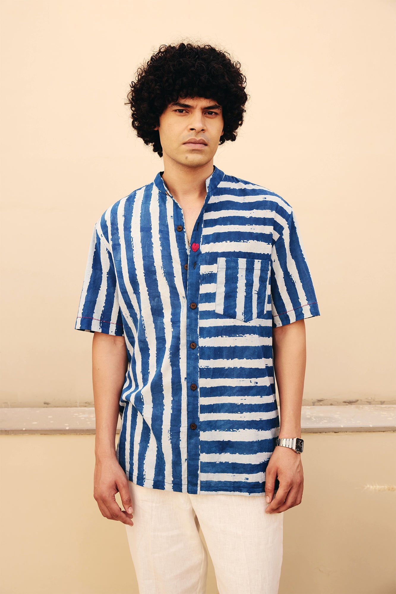 Indigo Drift Half Sleeve Shirt