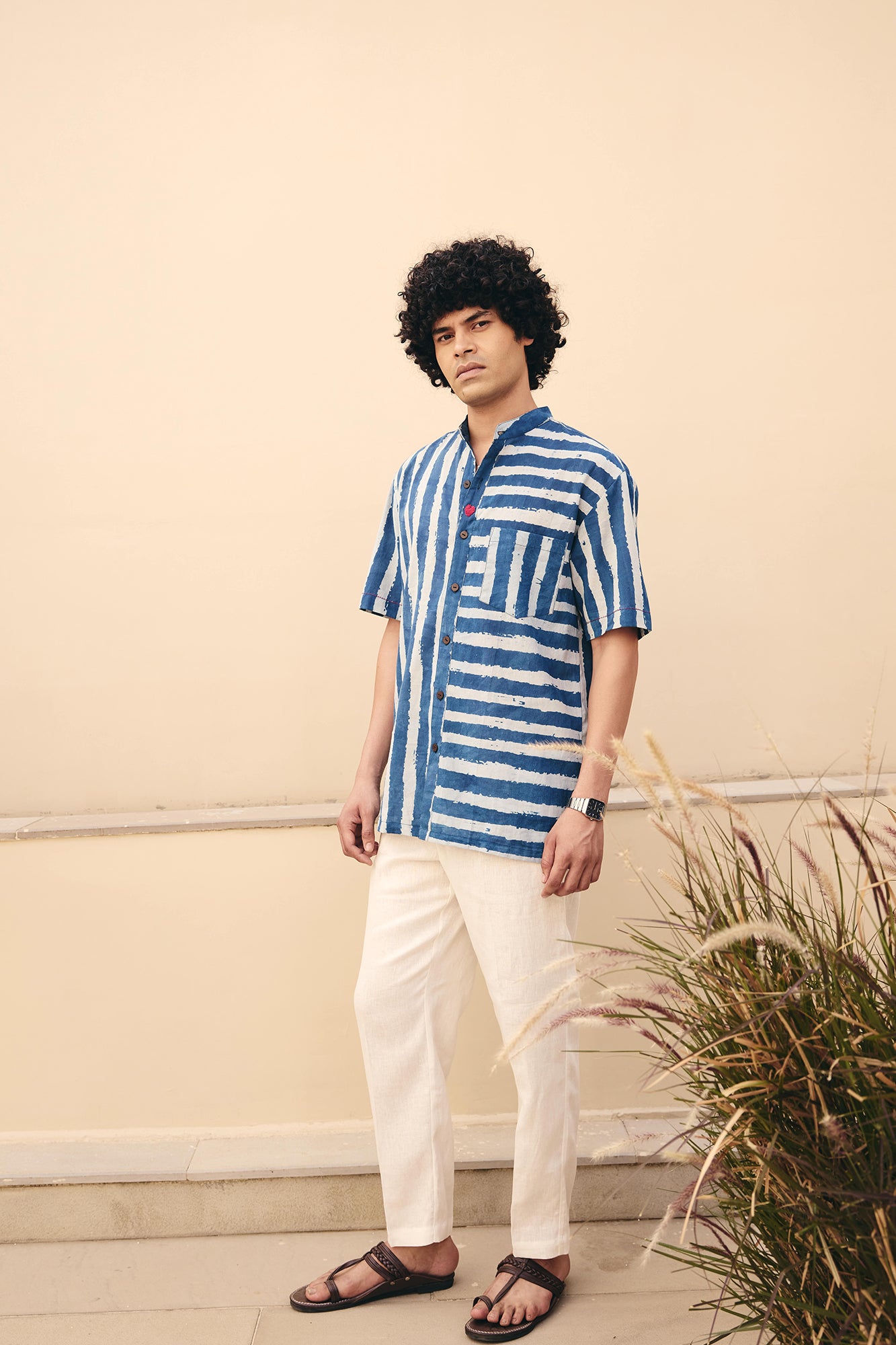 Indigo Drift Half Sleeve Shirt