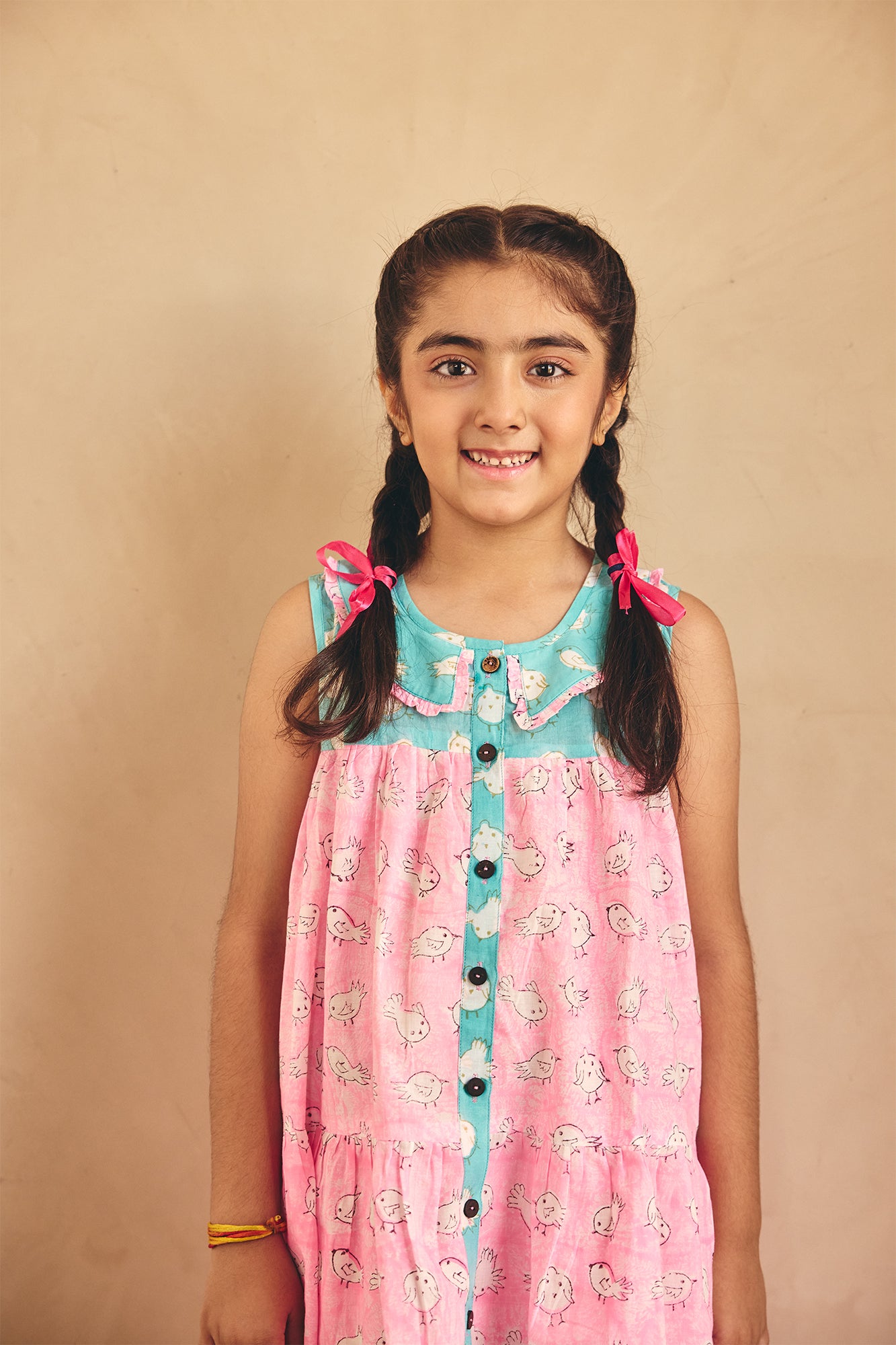 Rosy Wing Girl frock