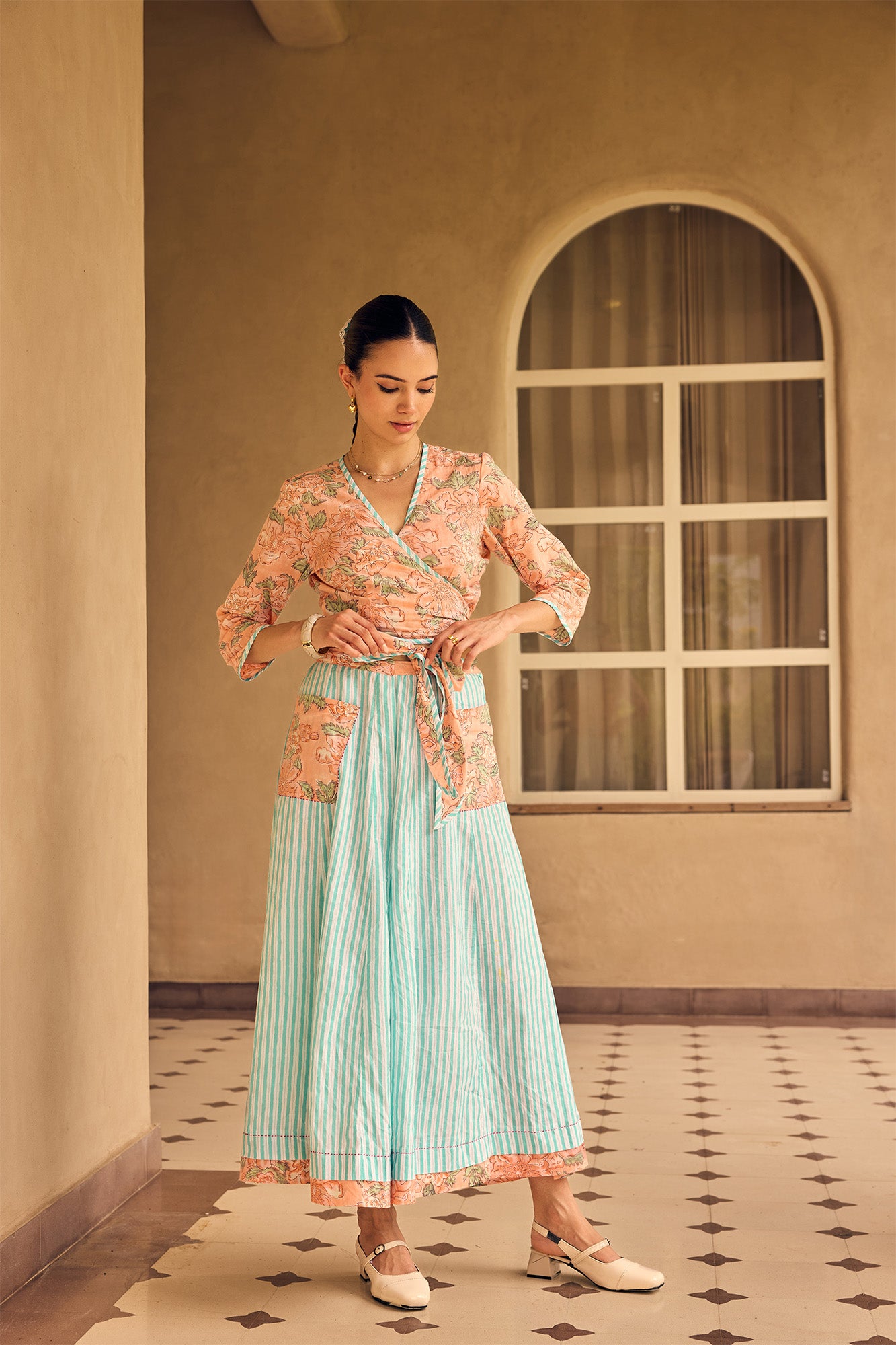 Capri Wrap Coord Set