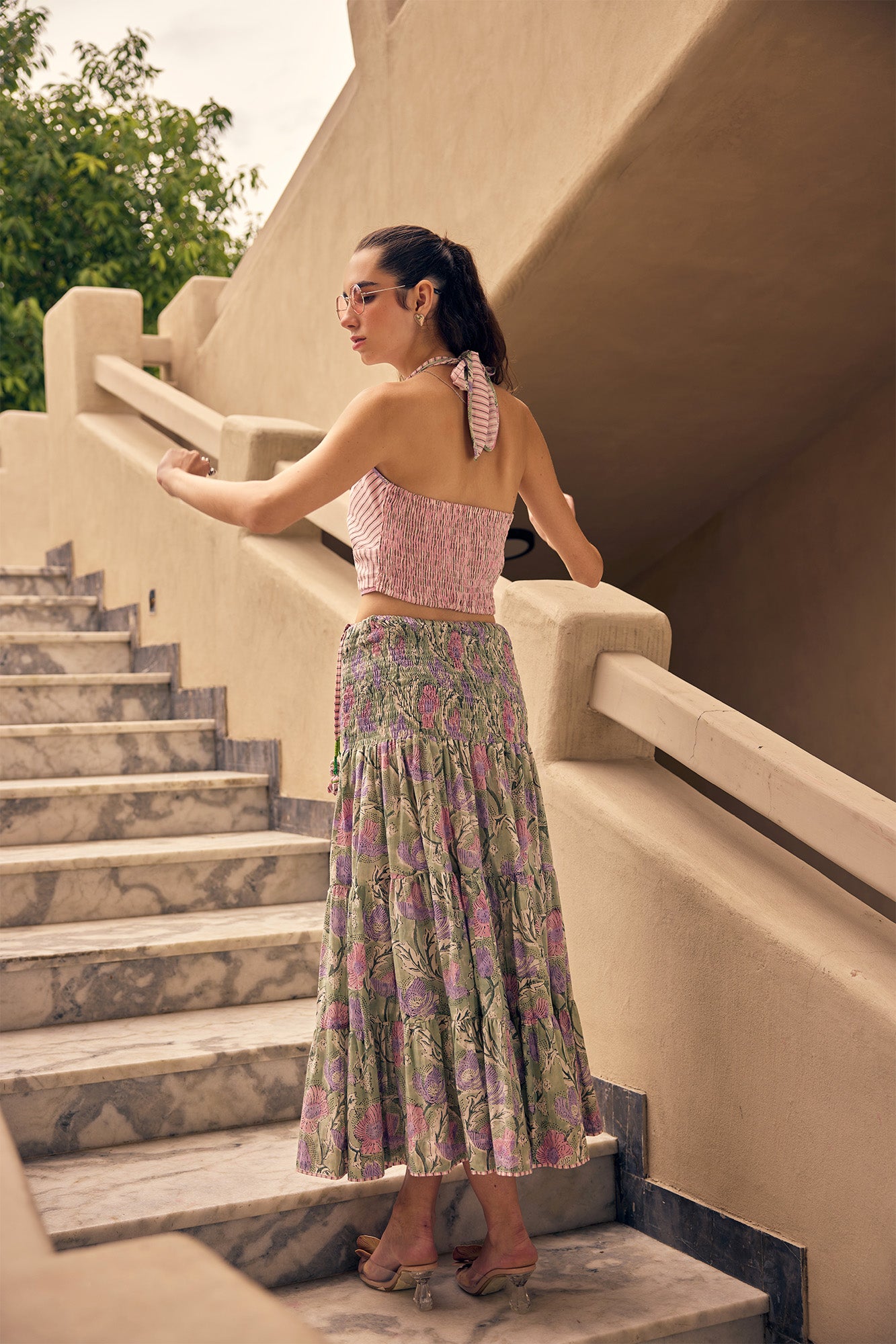 Venice Halter Top & Skirt