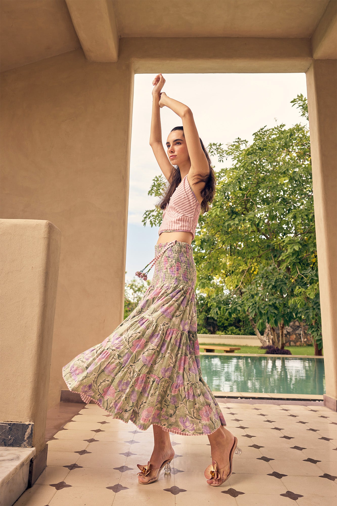Venice Halter Top & Skirt