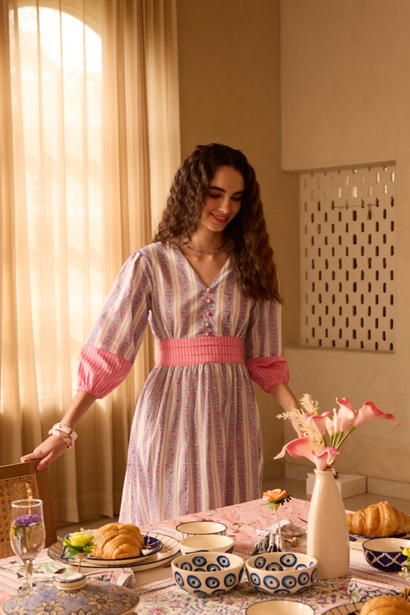 Roma Tuck Dress