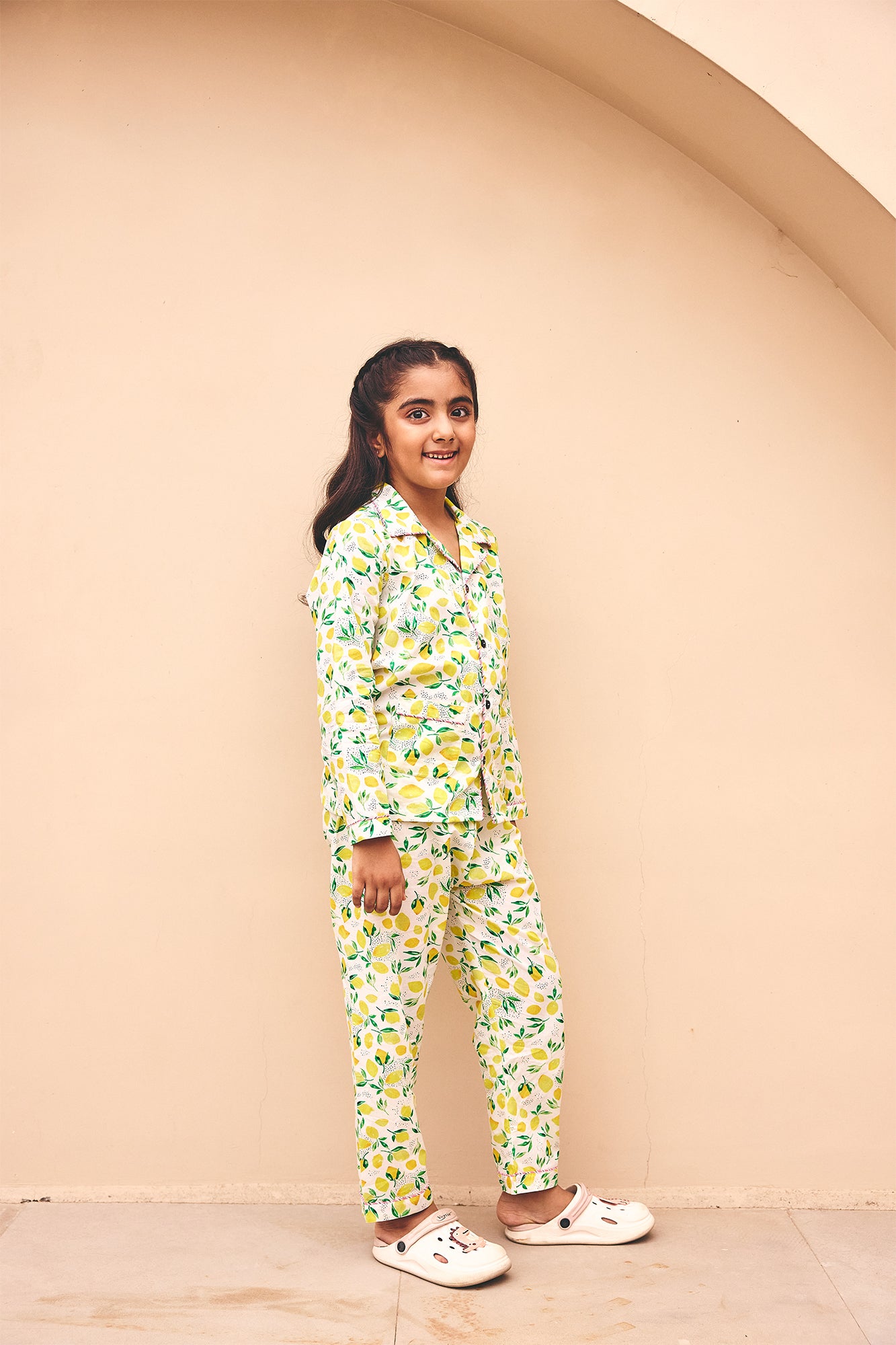 Lemon Garden Kids Night Suit