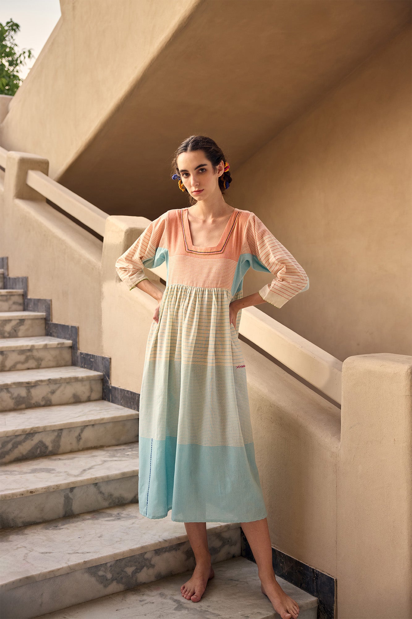 Nomad Still Lines Dress