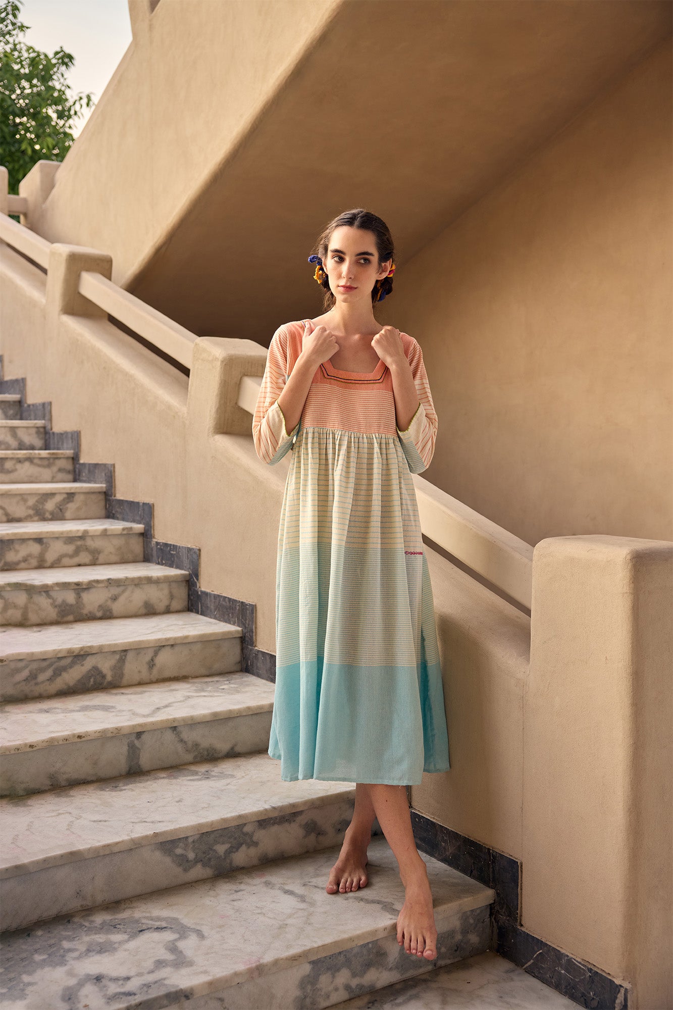 Nomad Still Lines Dress