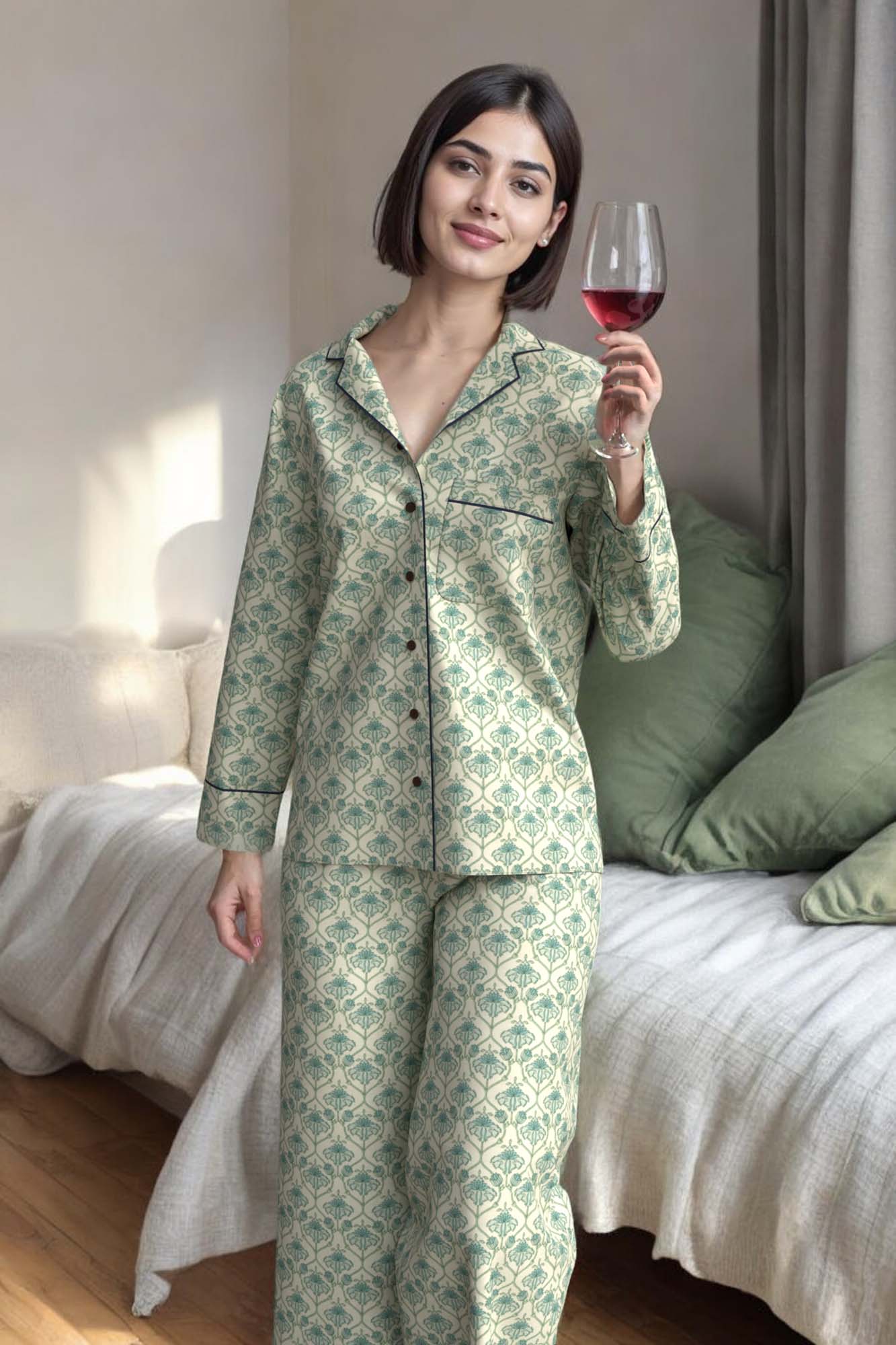 Floral Fête pajama set