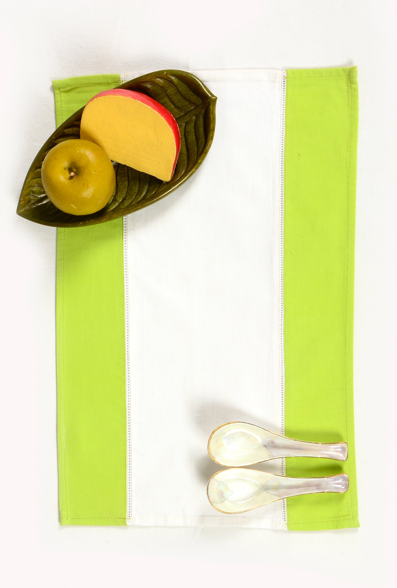 Lemon Green - Mat & Napkin Set S/6