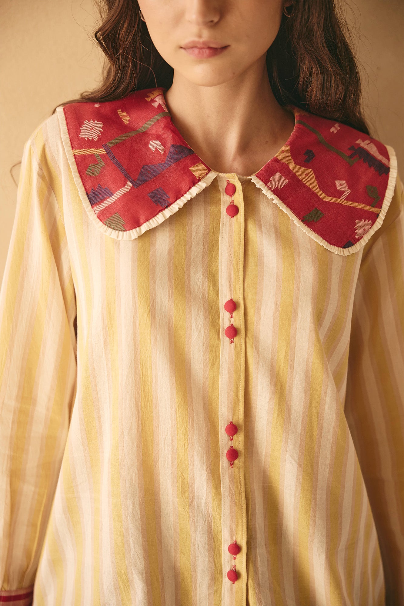 Sukoon Jamdani Raahi Shirt