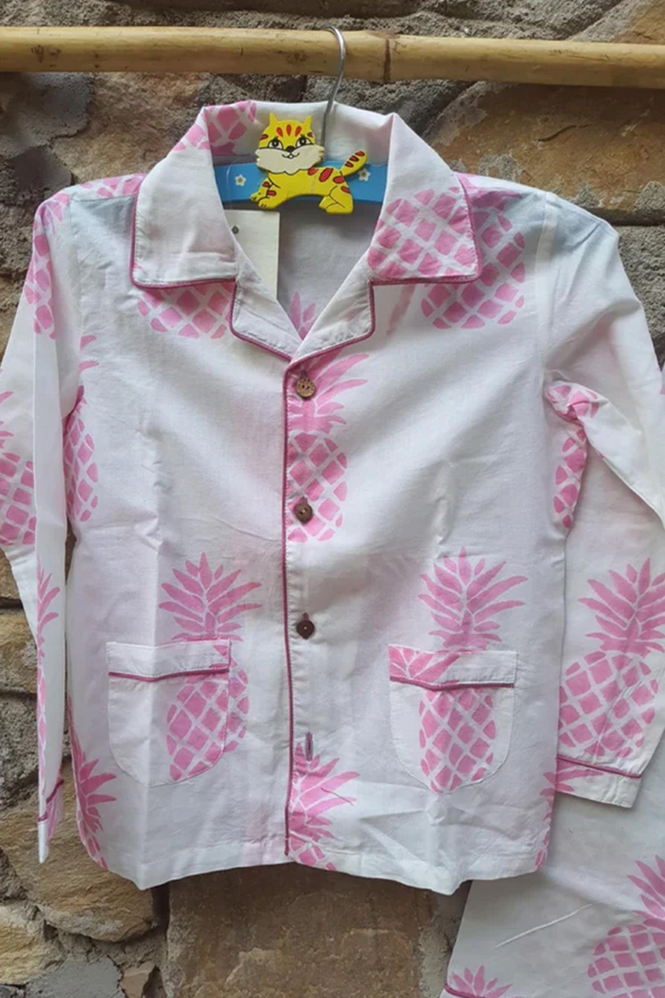 Pink Pineapple - Night Suit