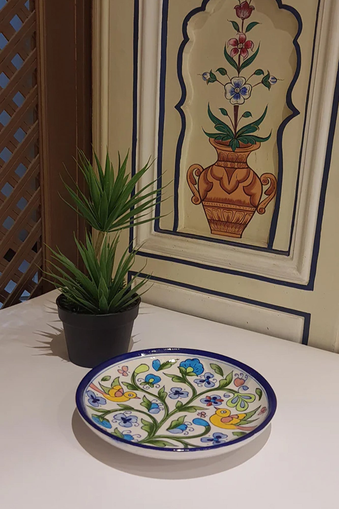 Plate Bird Ceramic