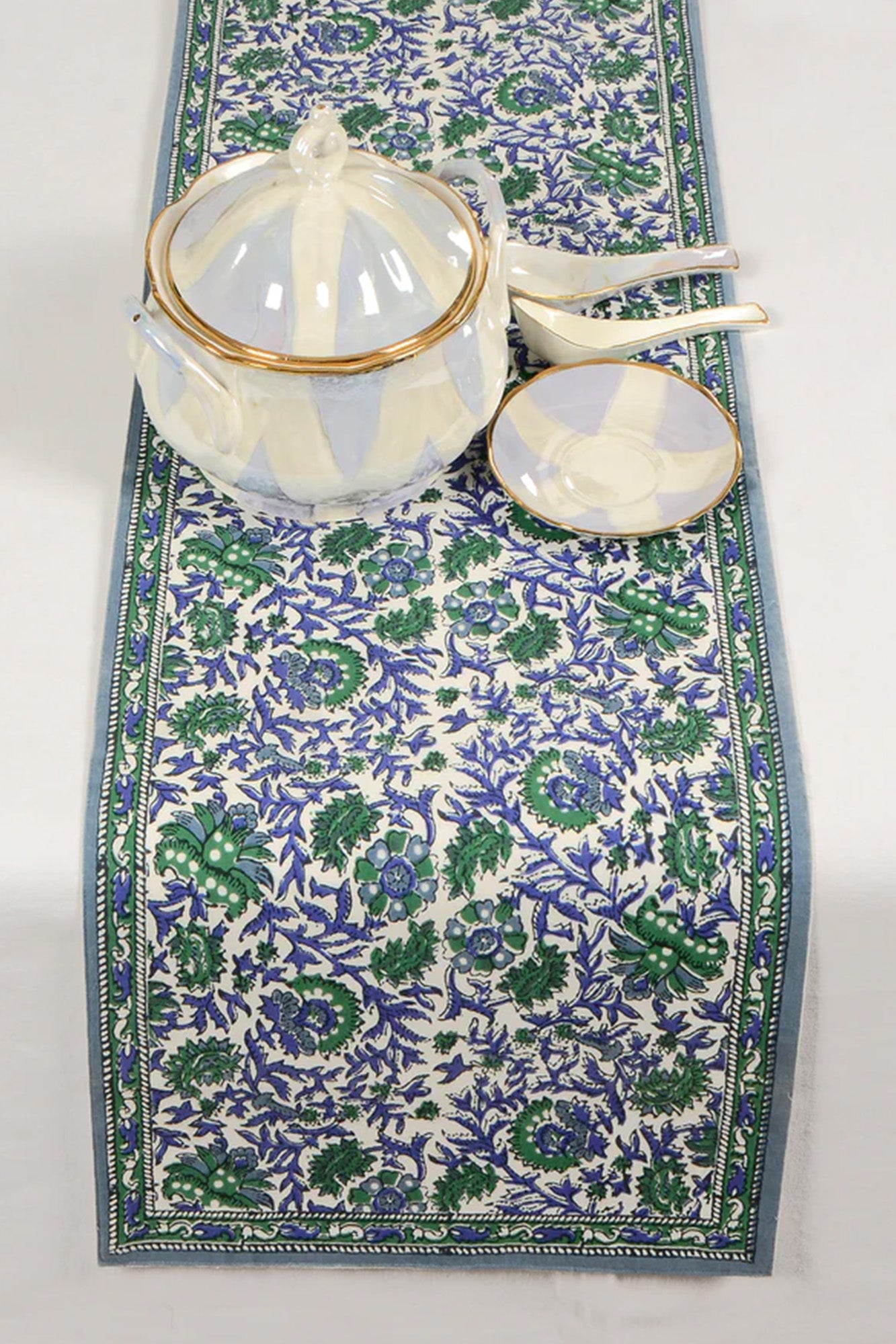 Green/Blue Jaal - Runner