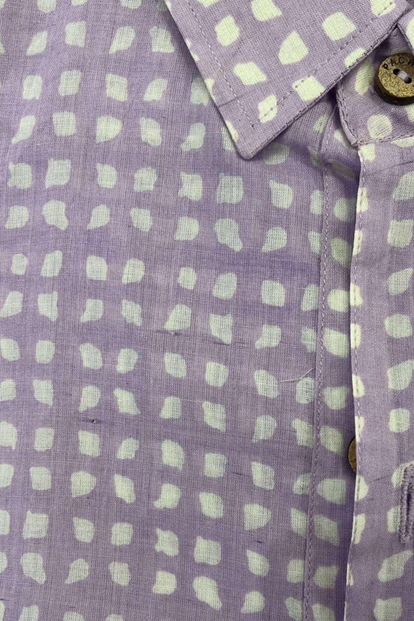 Men Harlequin Purple Half Sleeve Shirt | Rescue