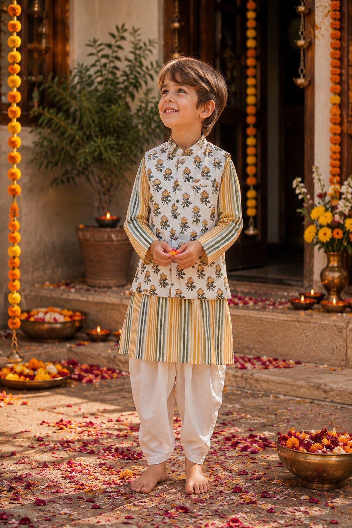 Sunehri Booti Kids Jacket