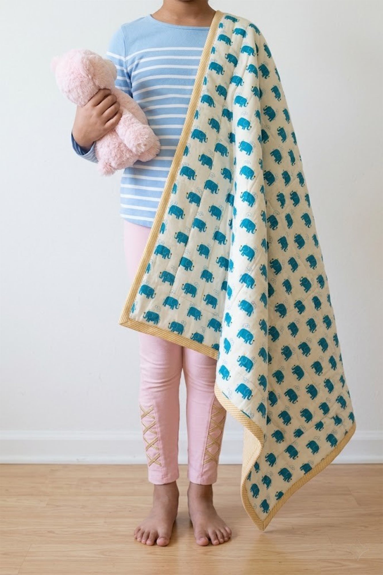 Green Herd Kids Quilt Pair of 2