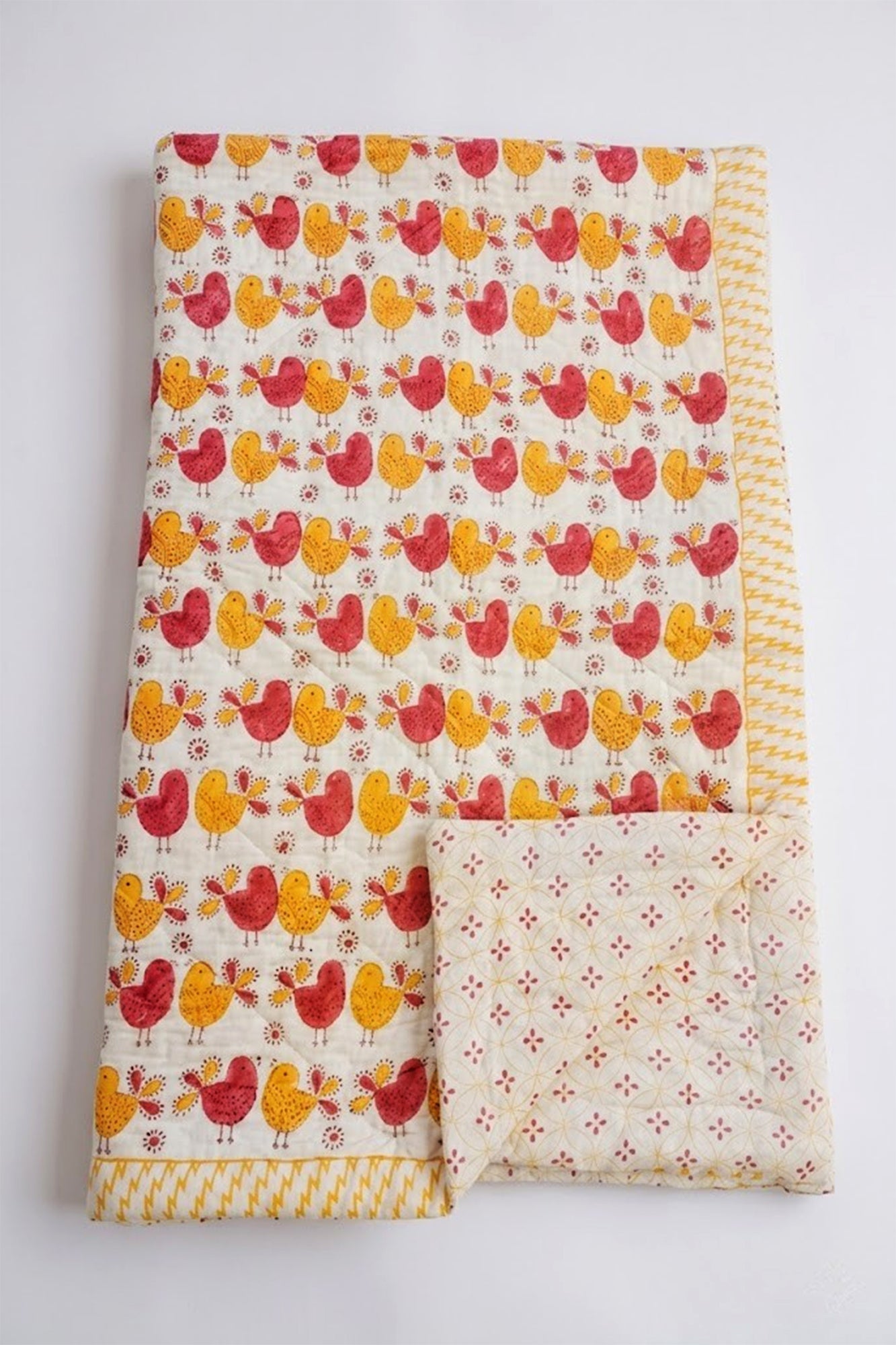 Chirpy Chicks Kids Quilt Pair of 2