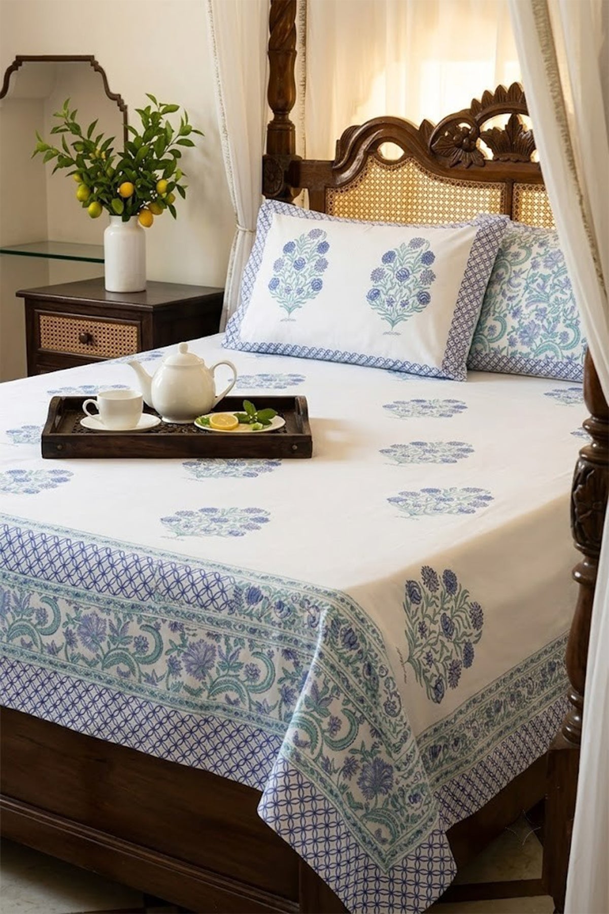 Neel Bagh Bed Sheet