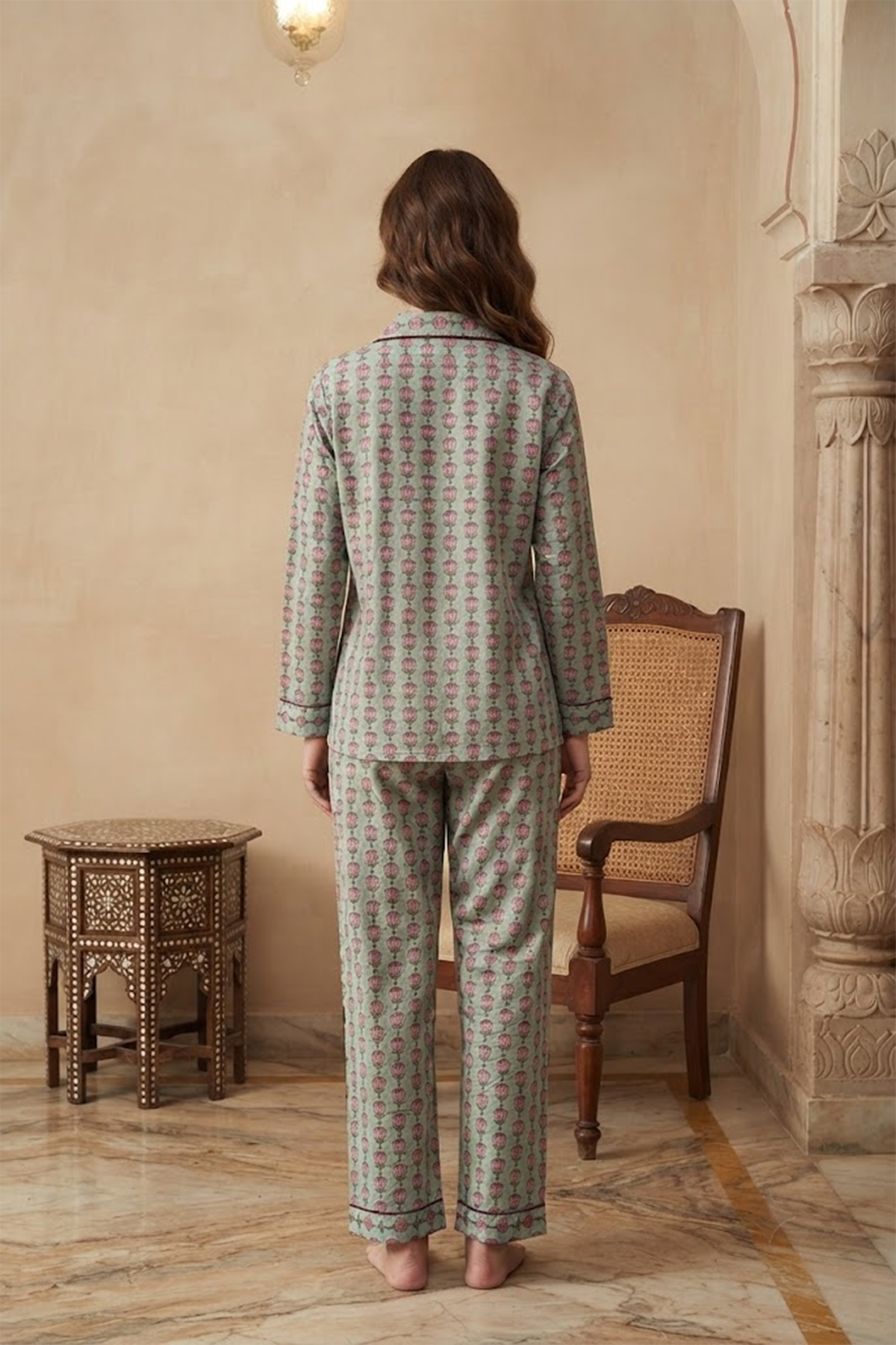 Lotus Bloom Night Suit