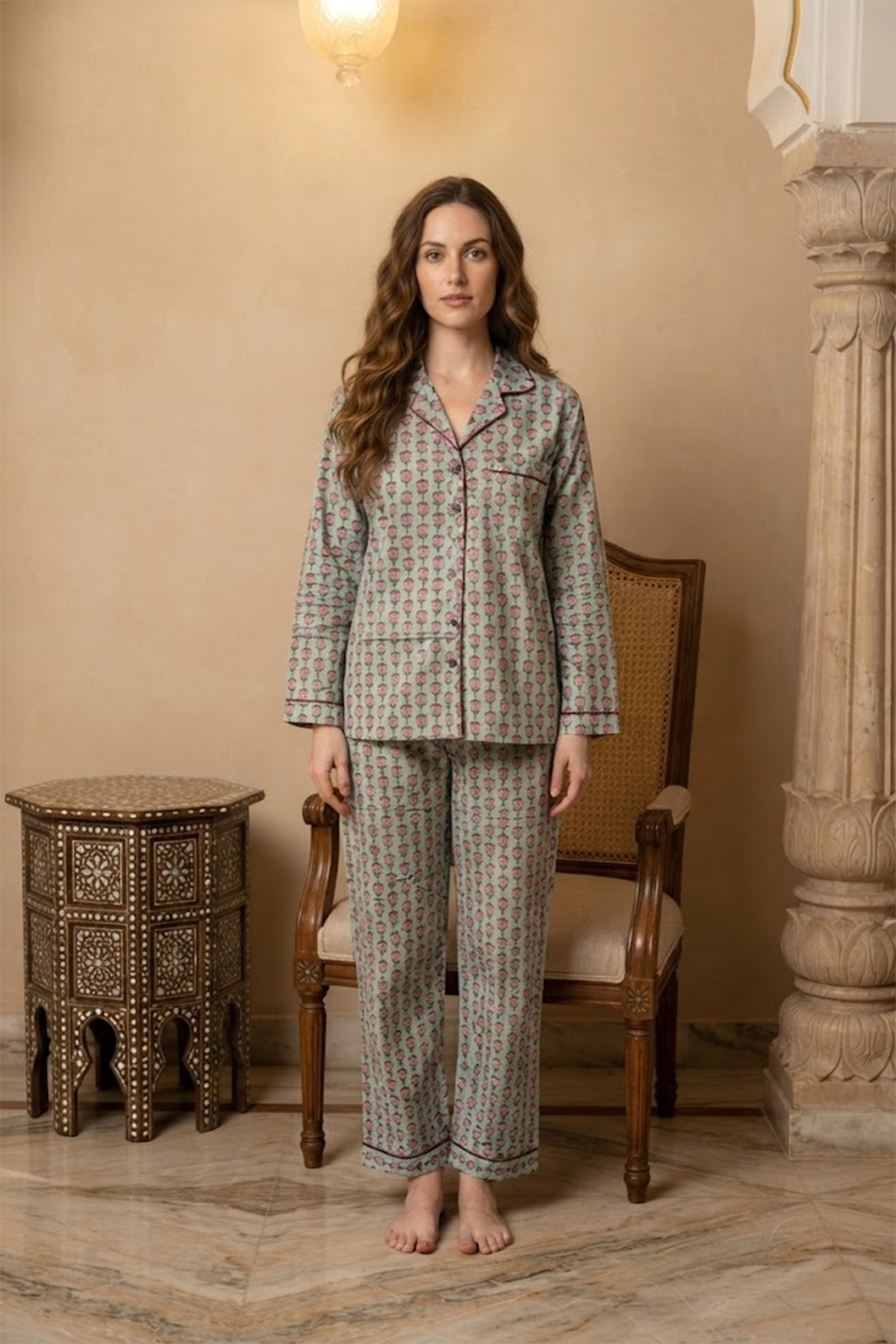 Lotus Bloom Night Suit