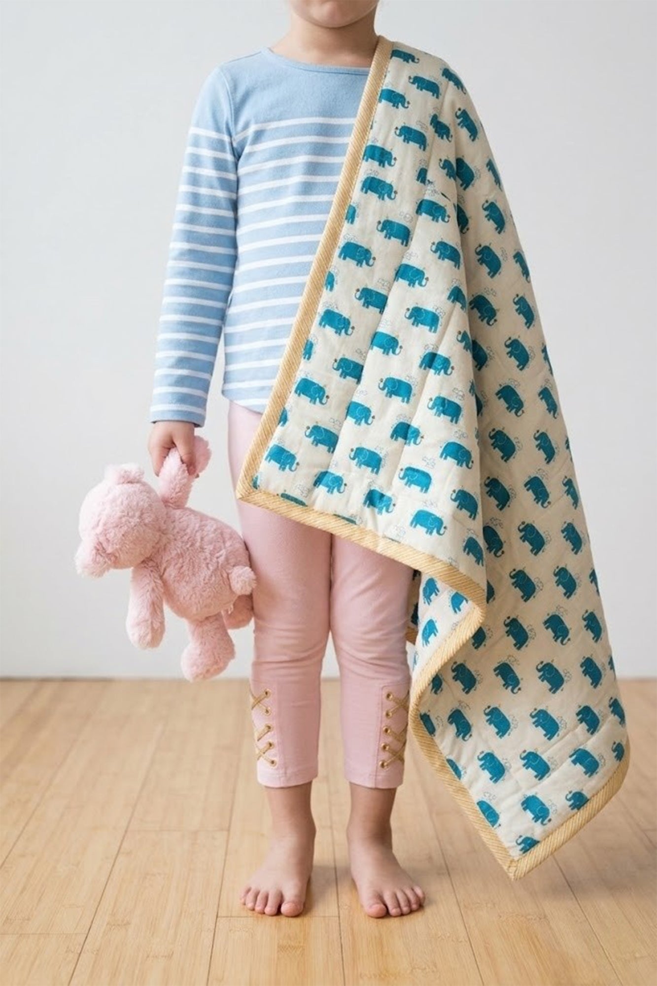 Green Herd Kids Quilt Pair of 2