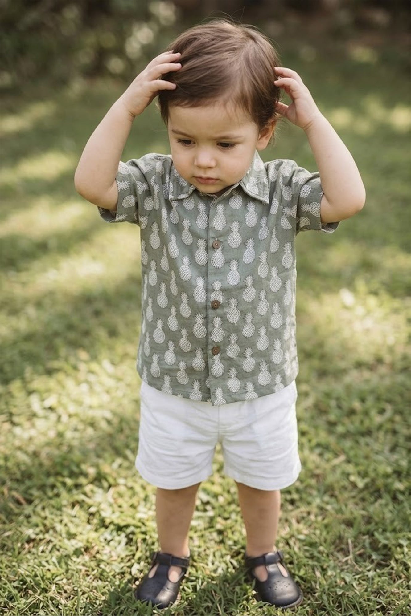Grey Pineapple Shirt