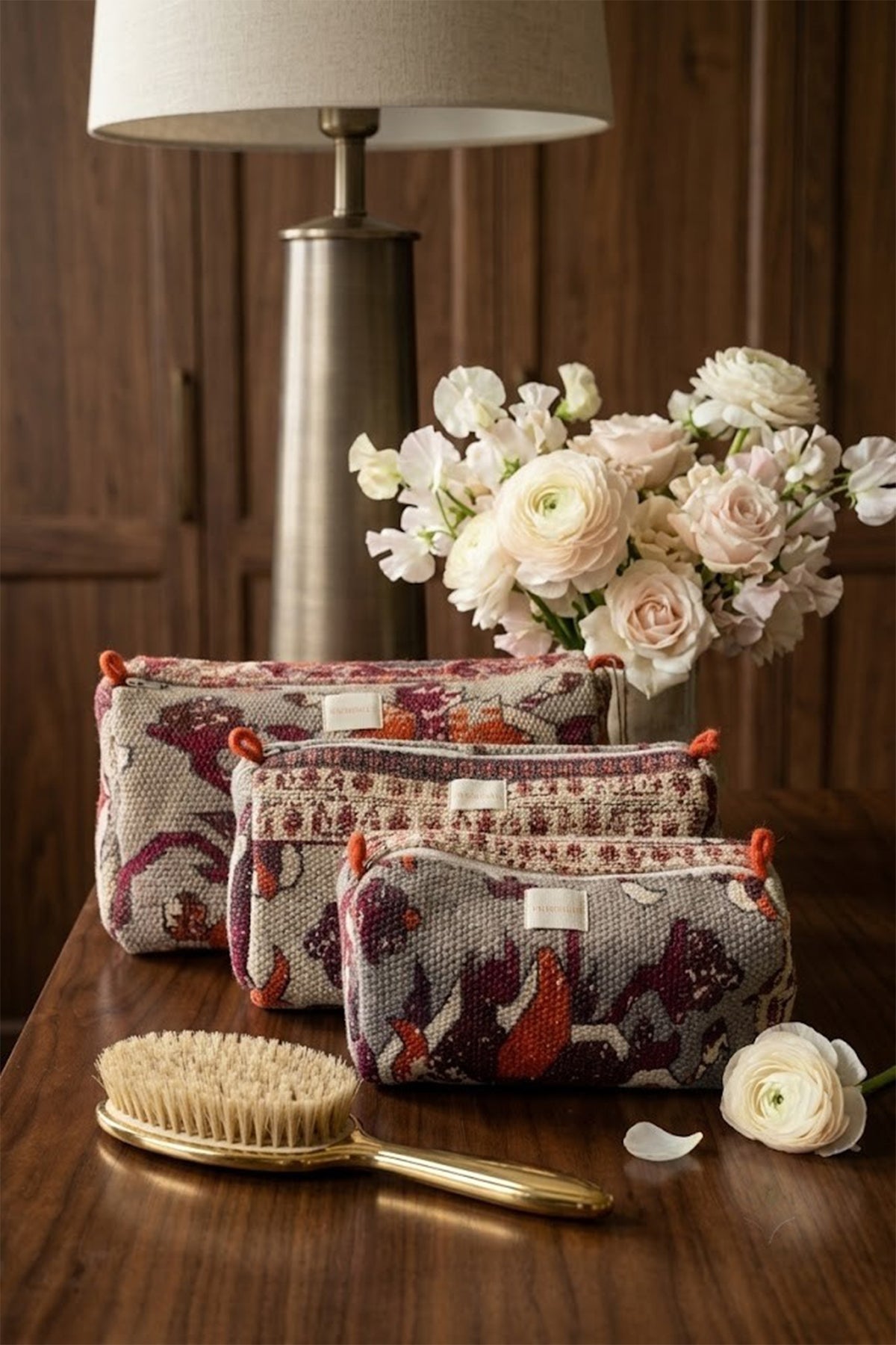 Modern Art Pouch Set of 3