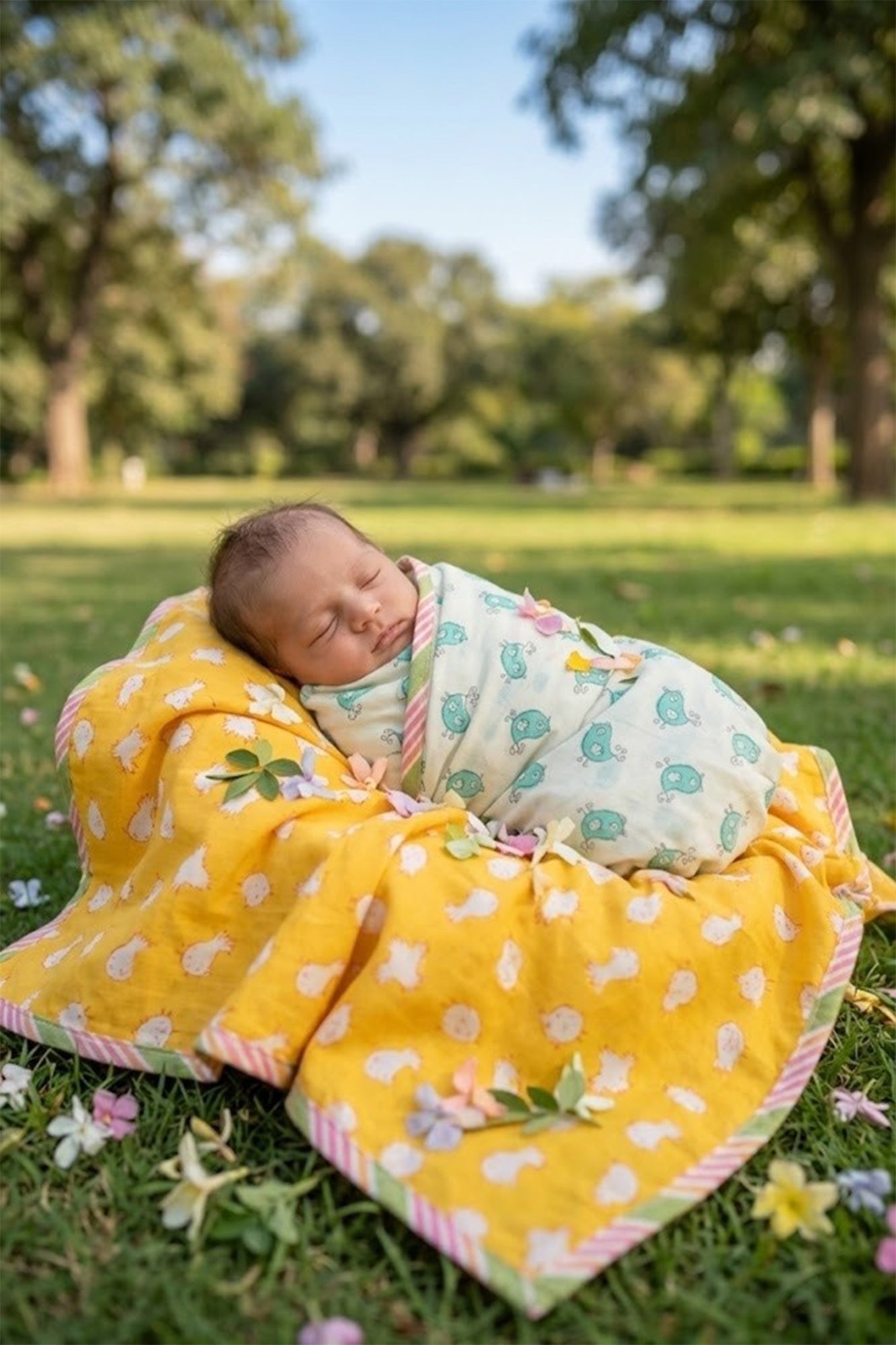 Birds Paradise Swaddle Pair