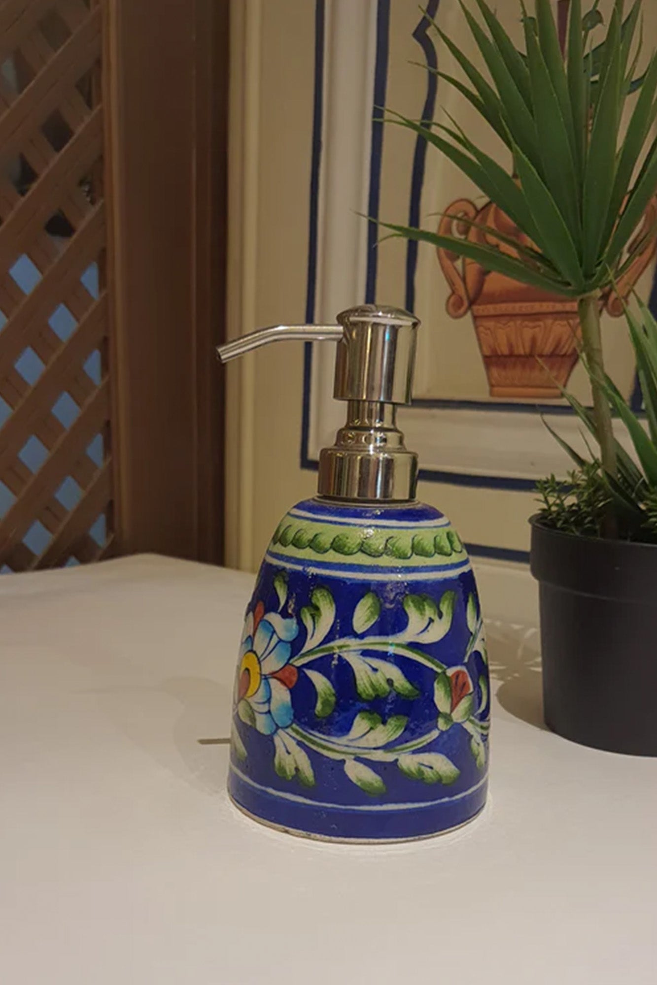Dispencer Blue Ceramic