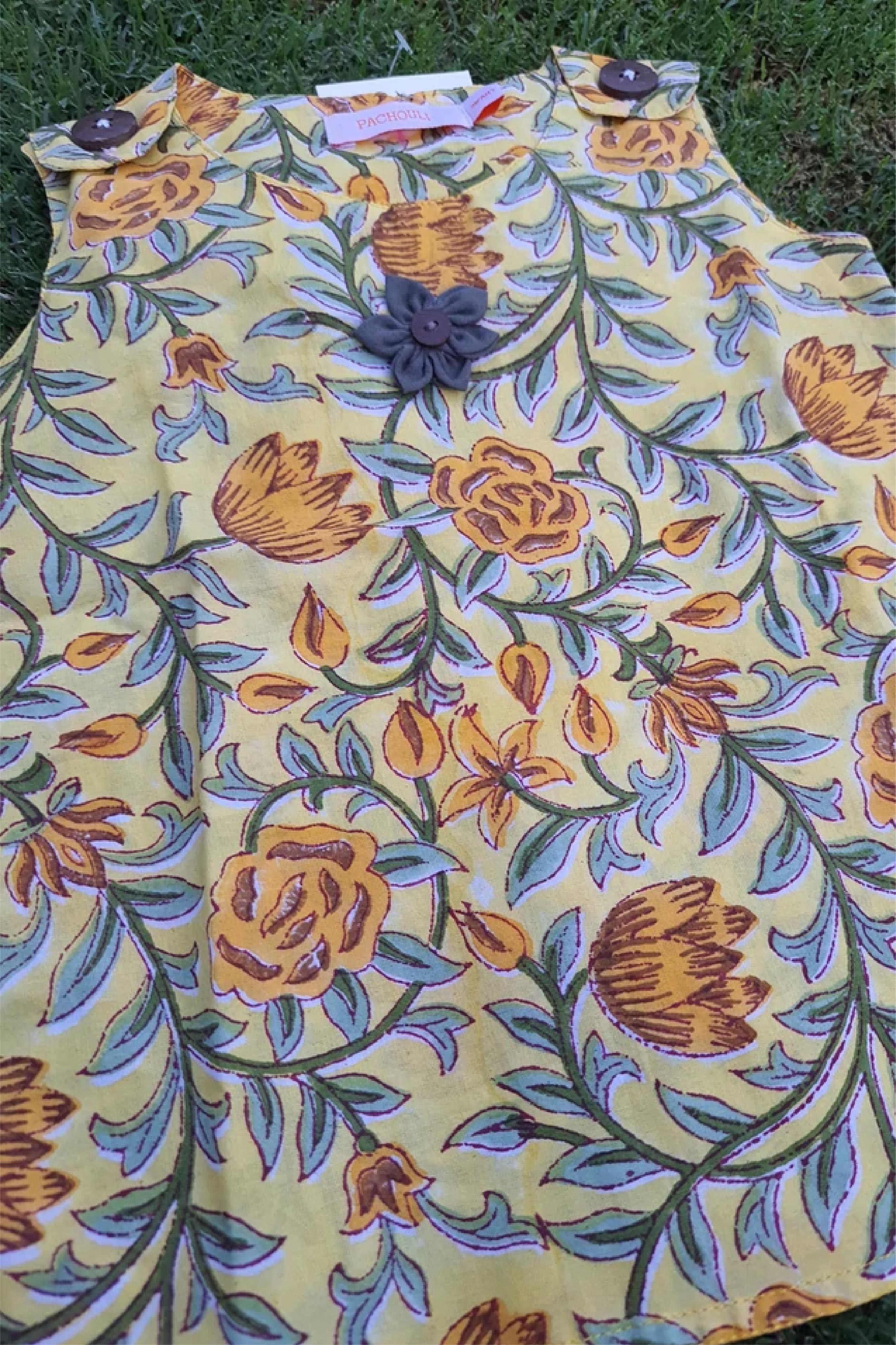 Yellow Jaal - Jhabla Flap Button