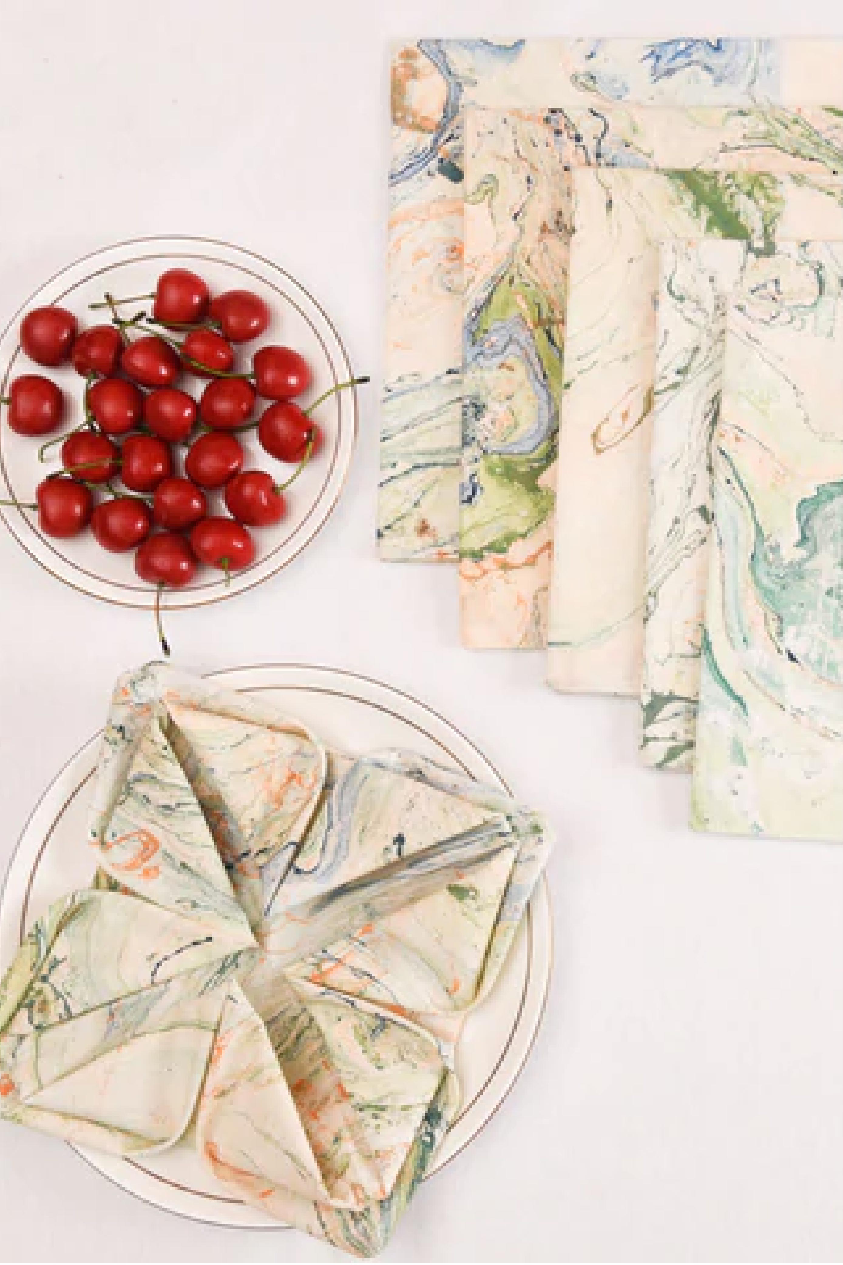 Marble Story - Place Mat & Napkin Set of 12