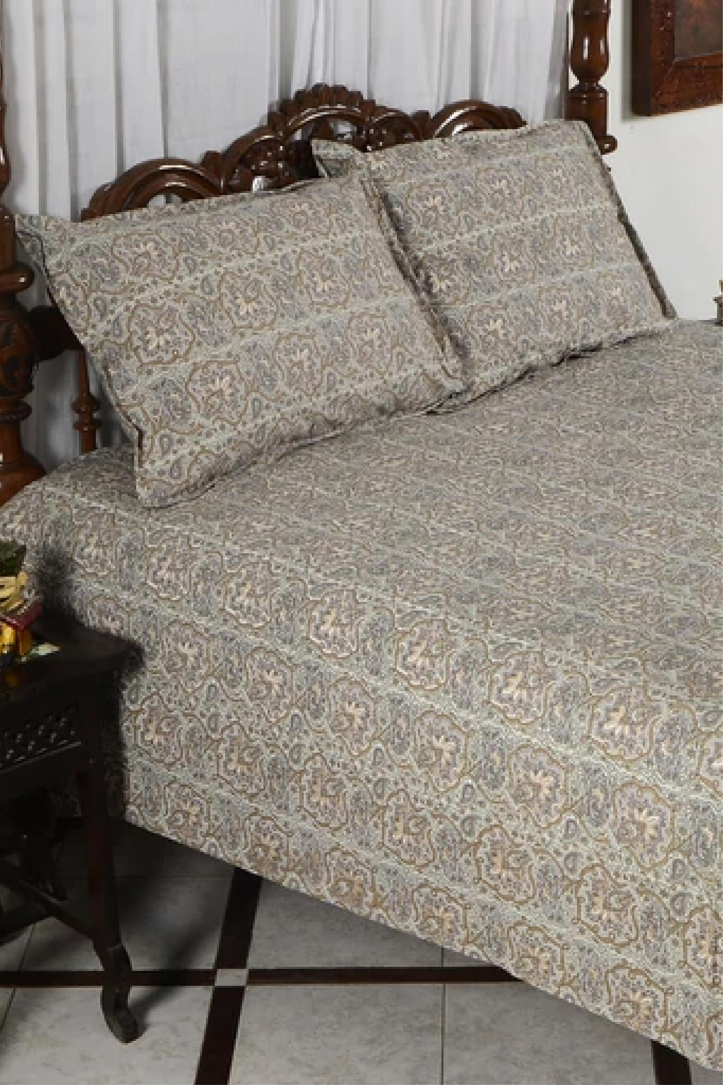 Juhi Grey- Bed Sheet