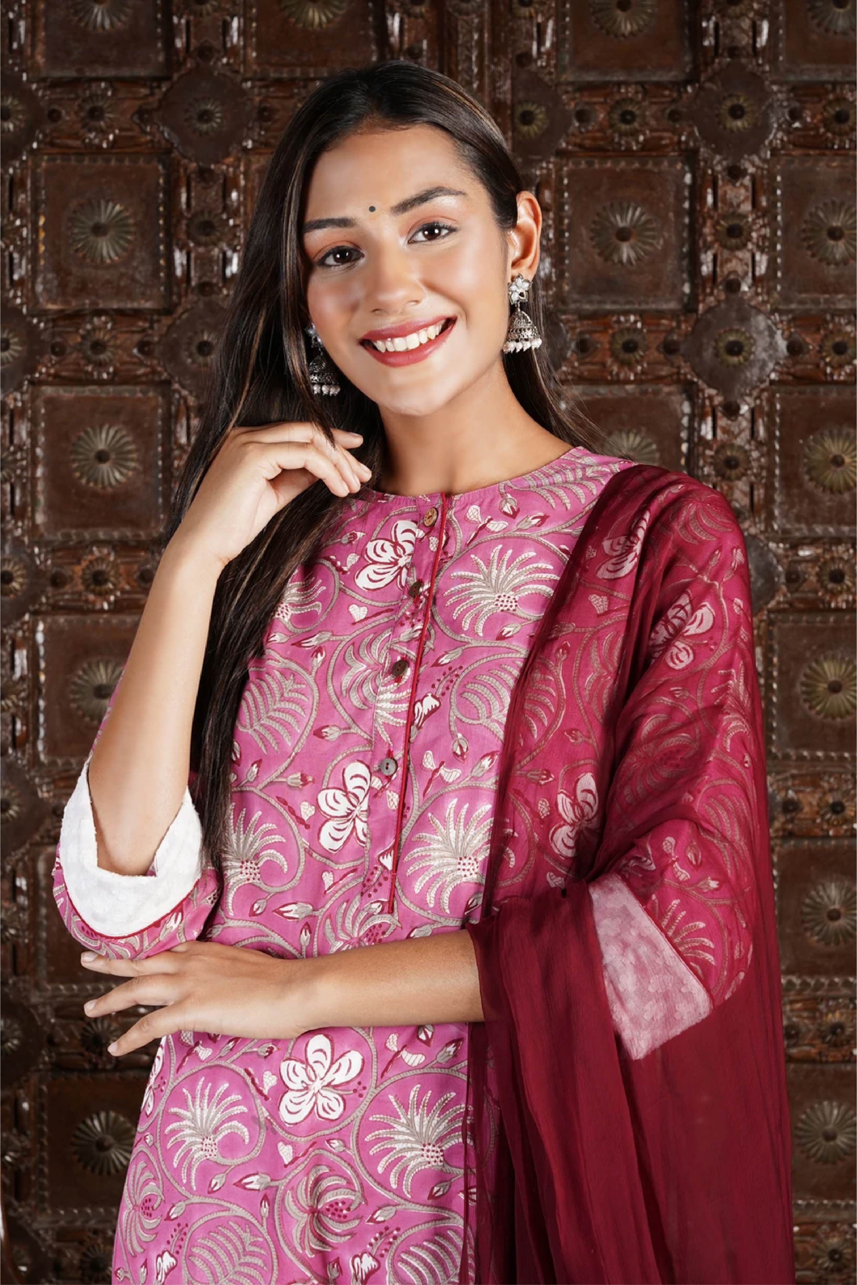 Onion Pink - Kurta Set S/3
