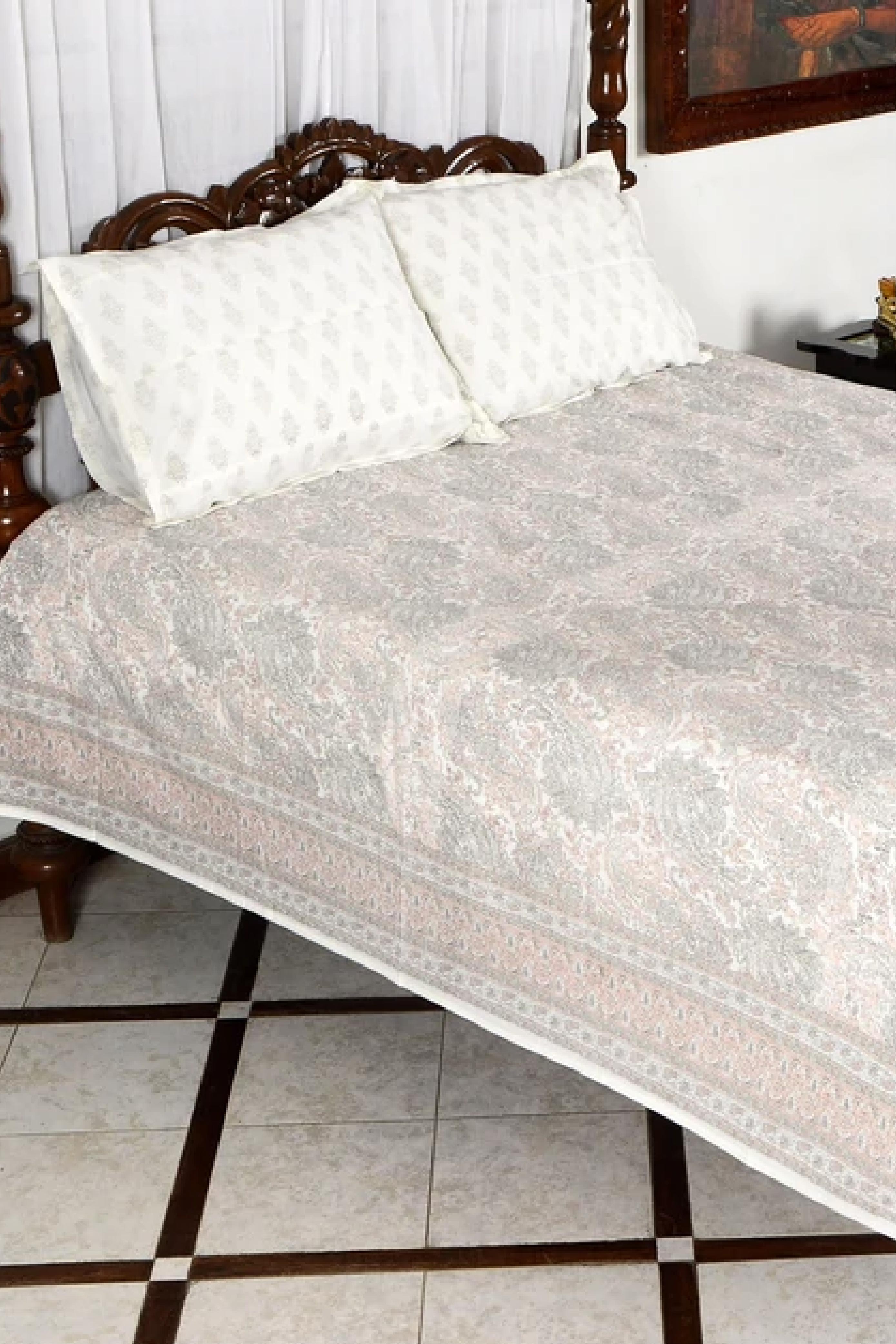 Marble Shade Paisley - Bed Sheet