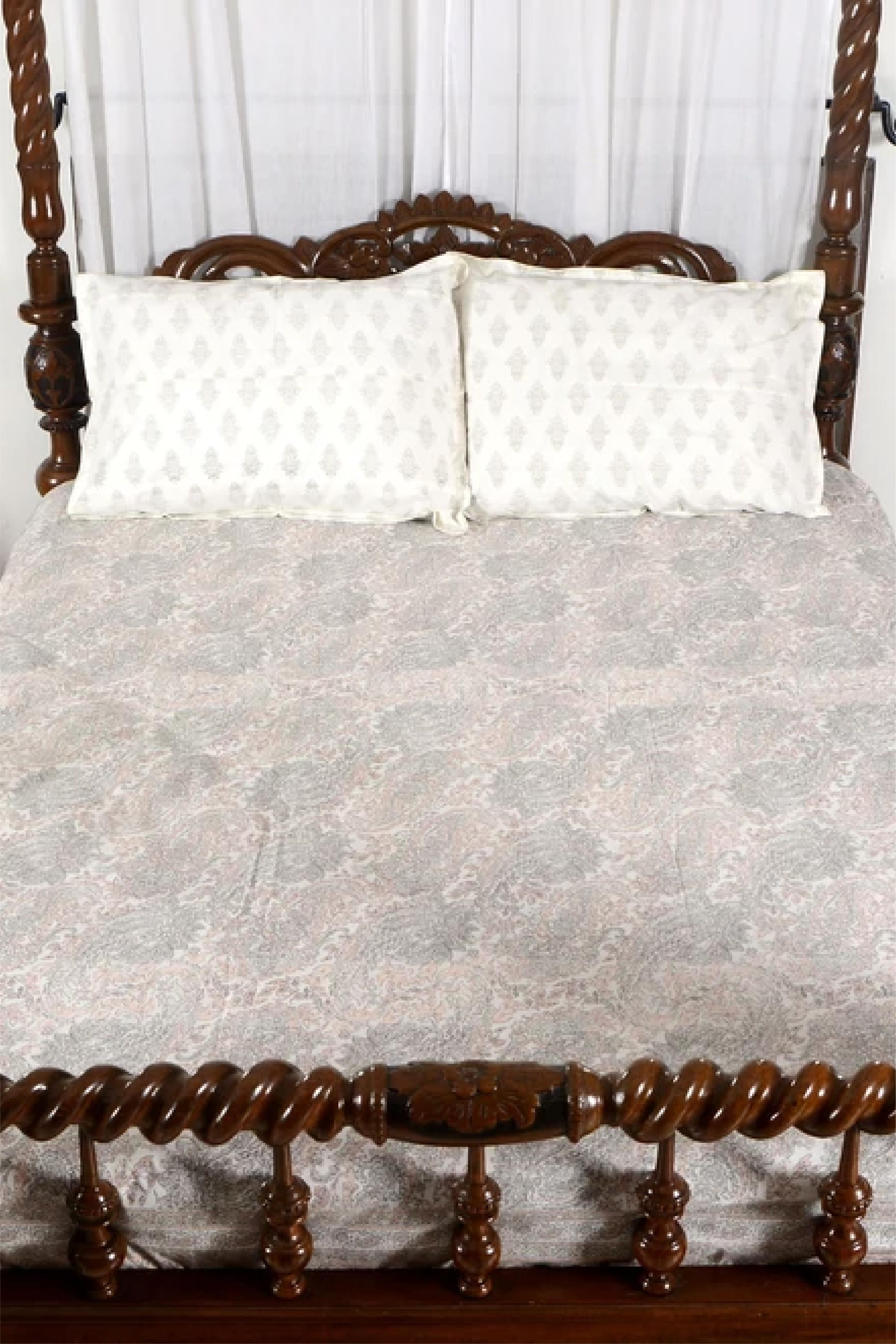 Marble Shade Paisley - Bed Sheet