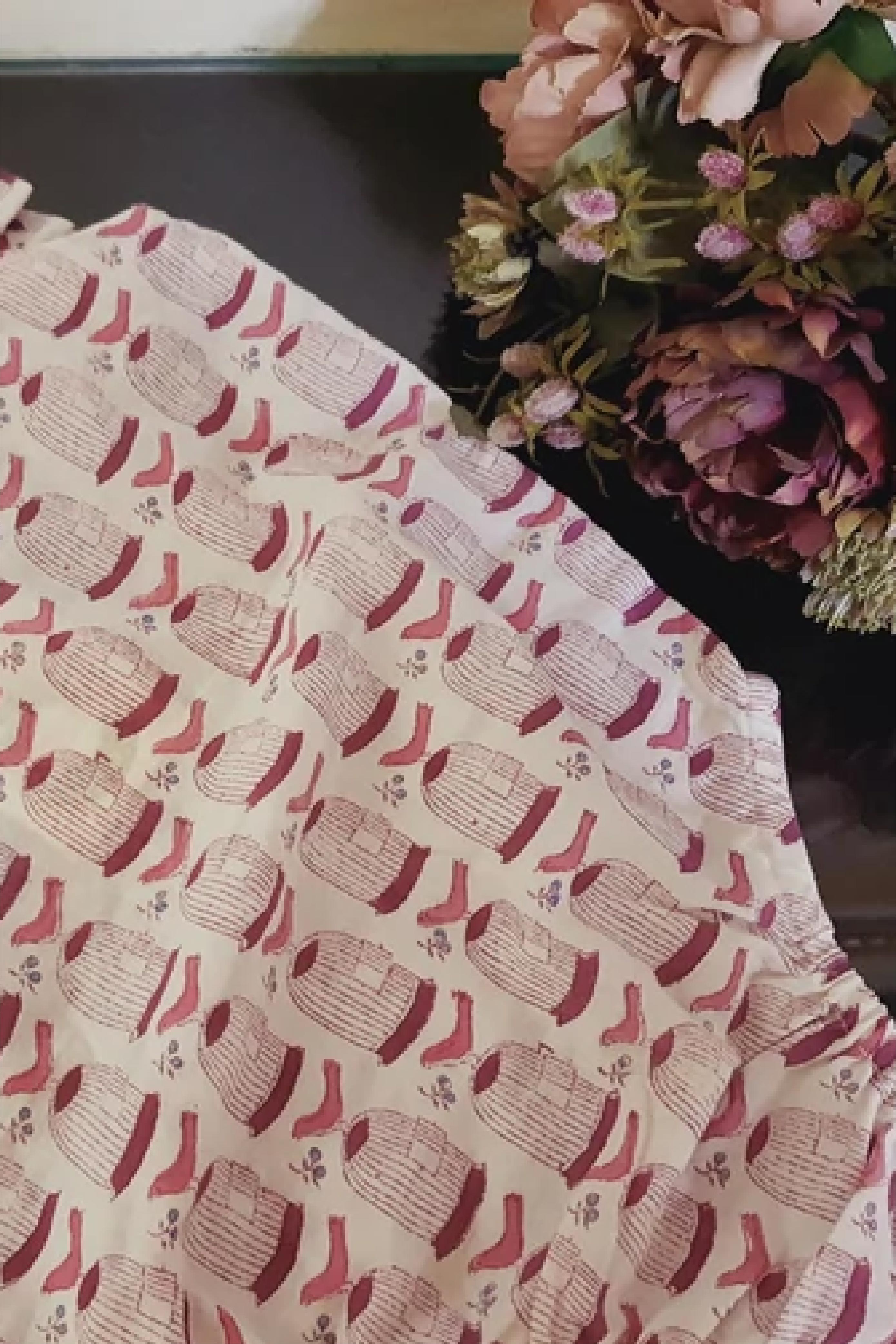 Cage Print Infant Rompers