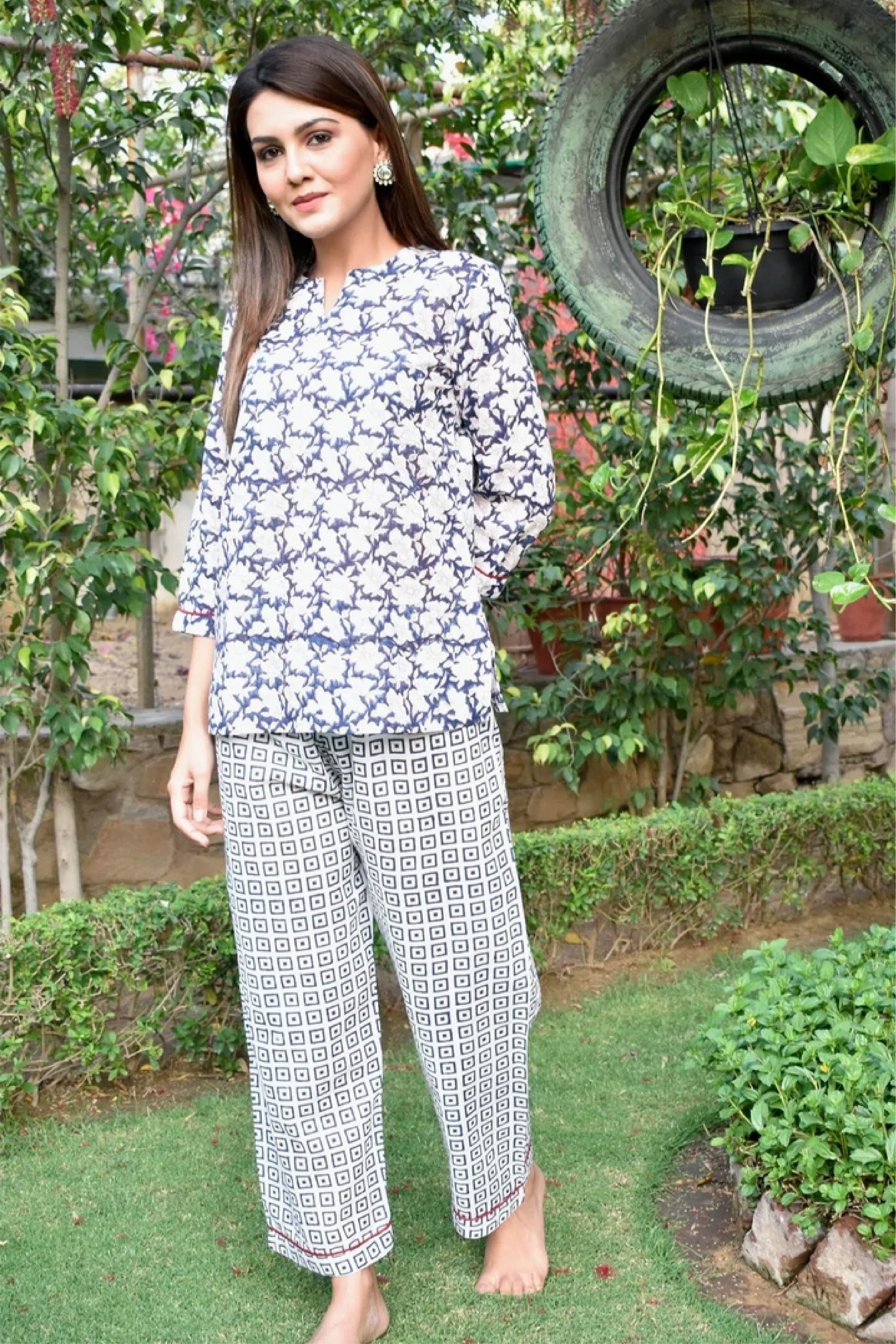 PJ Set Women Set of 2 Navy Penzy