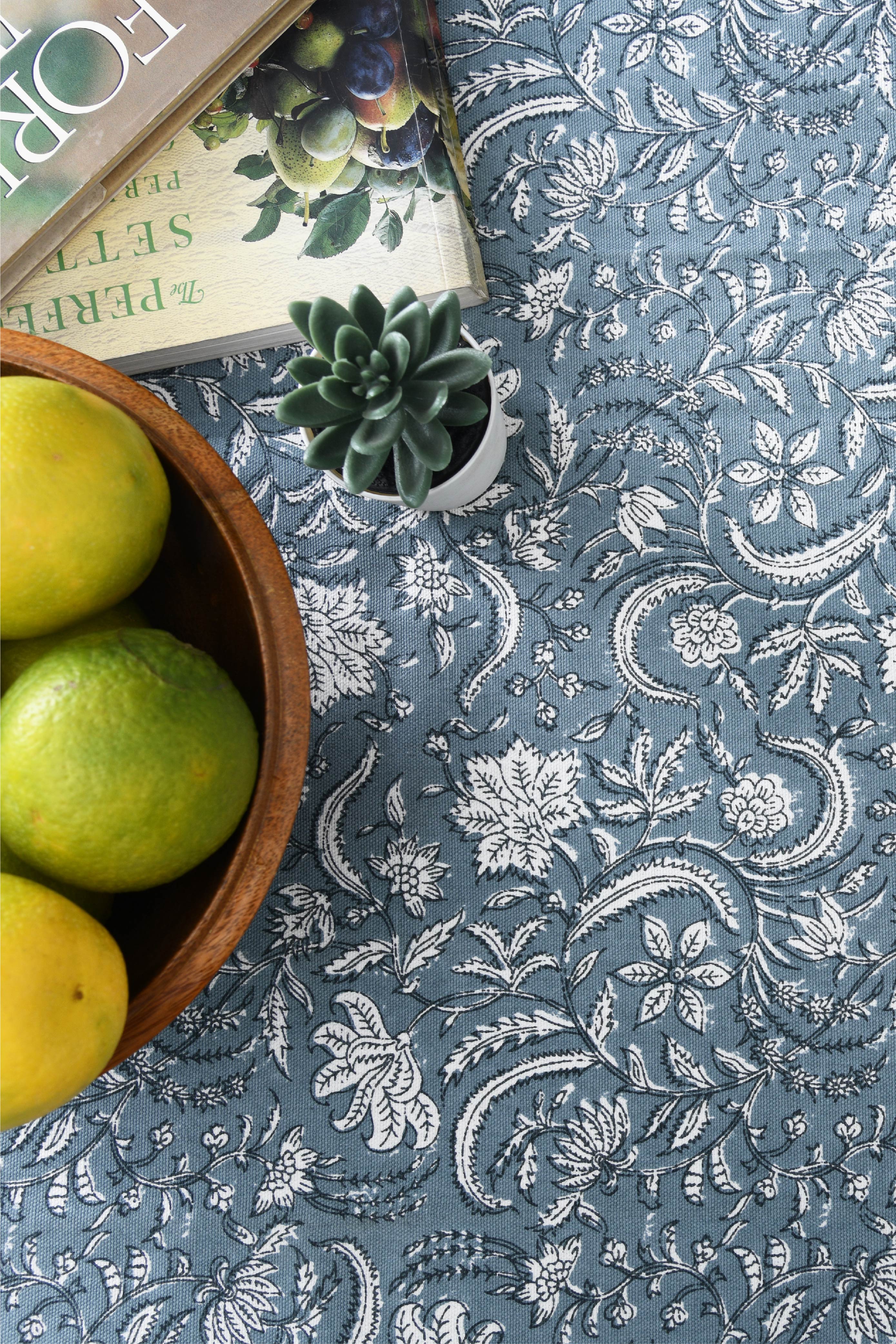 Gray Jaal Table Cover