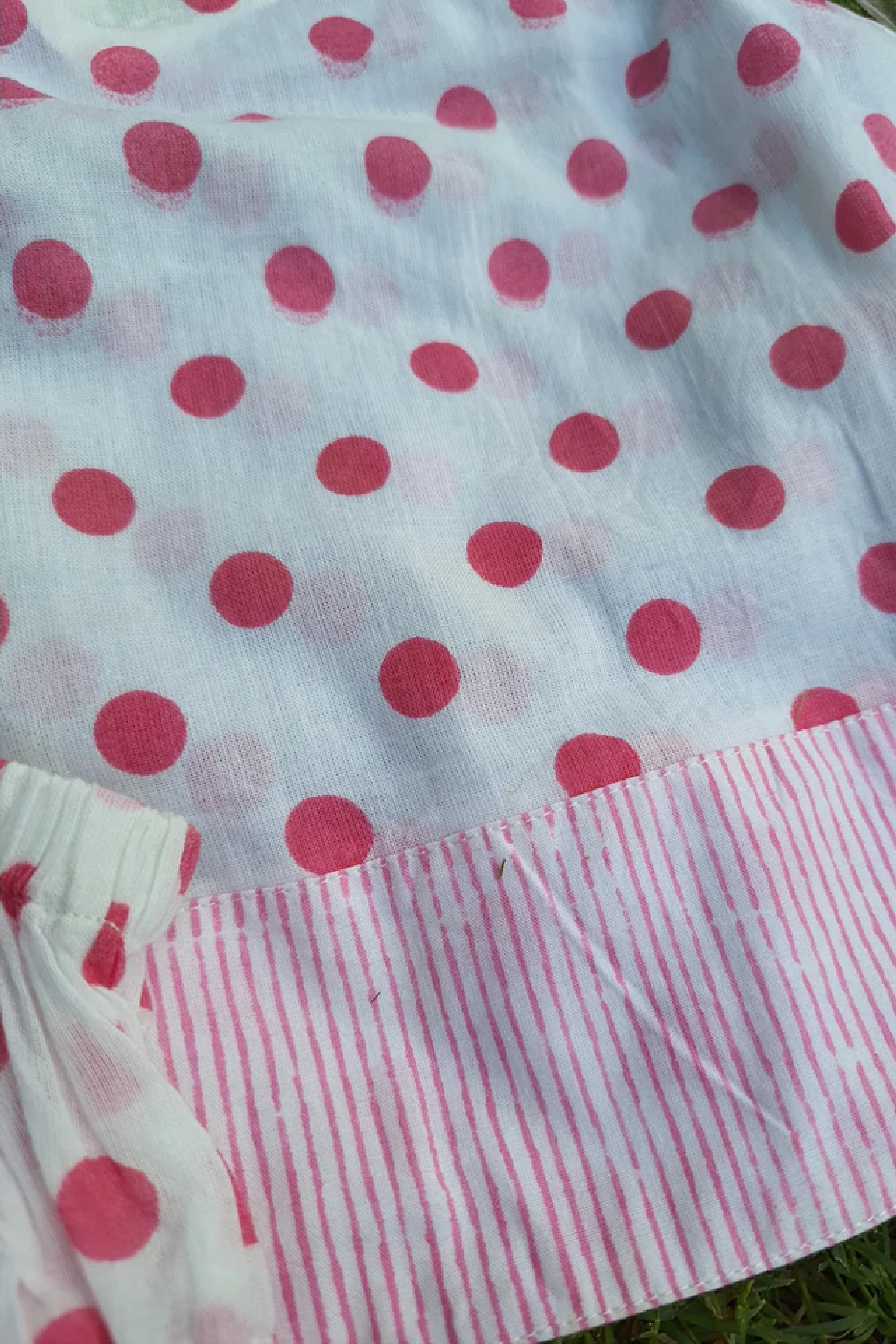 Infant Dori Top & Shorts Set Polka Dots