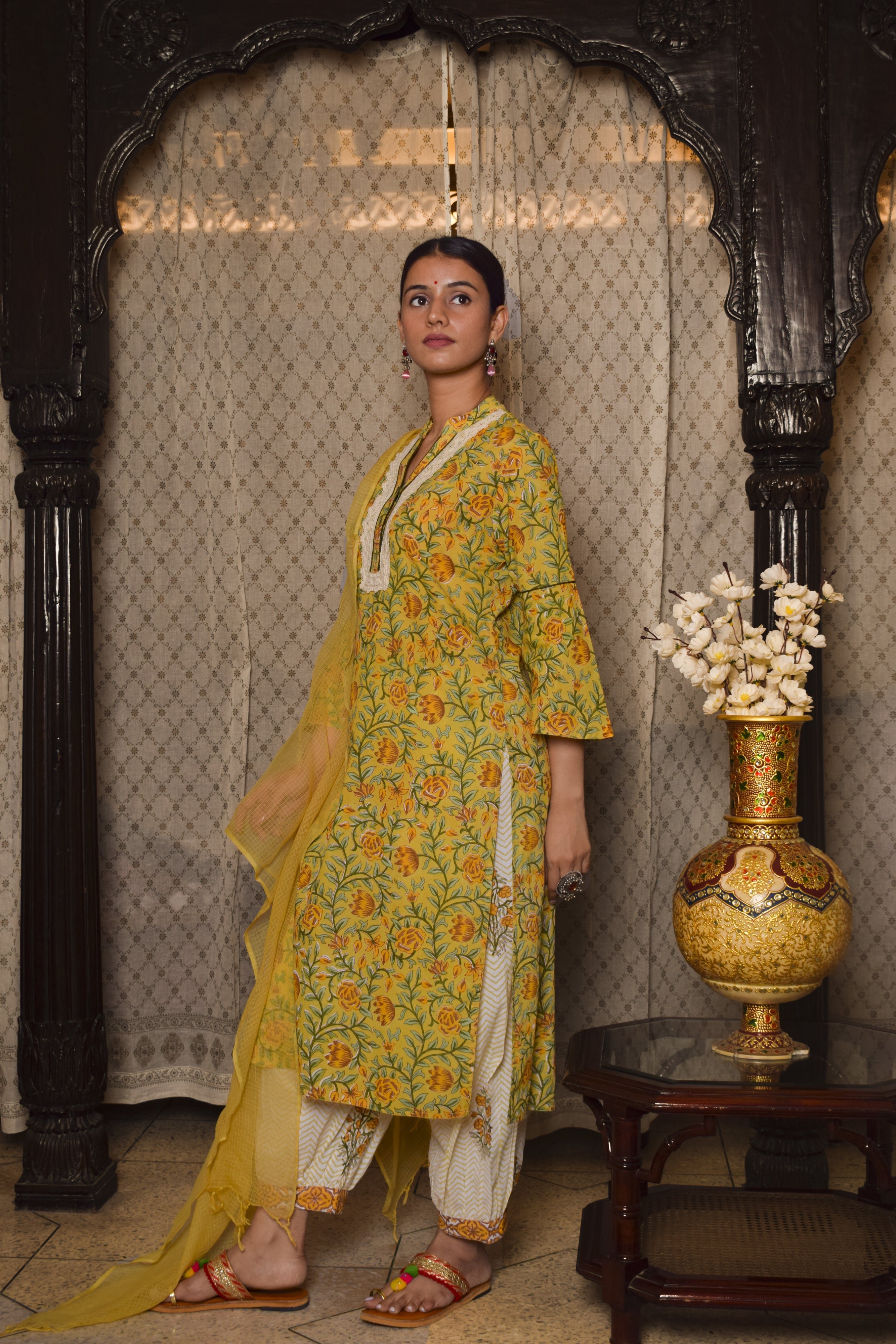 Kurta Long Women Sunshine Yellow