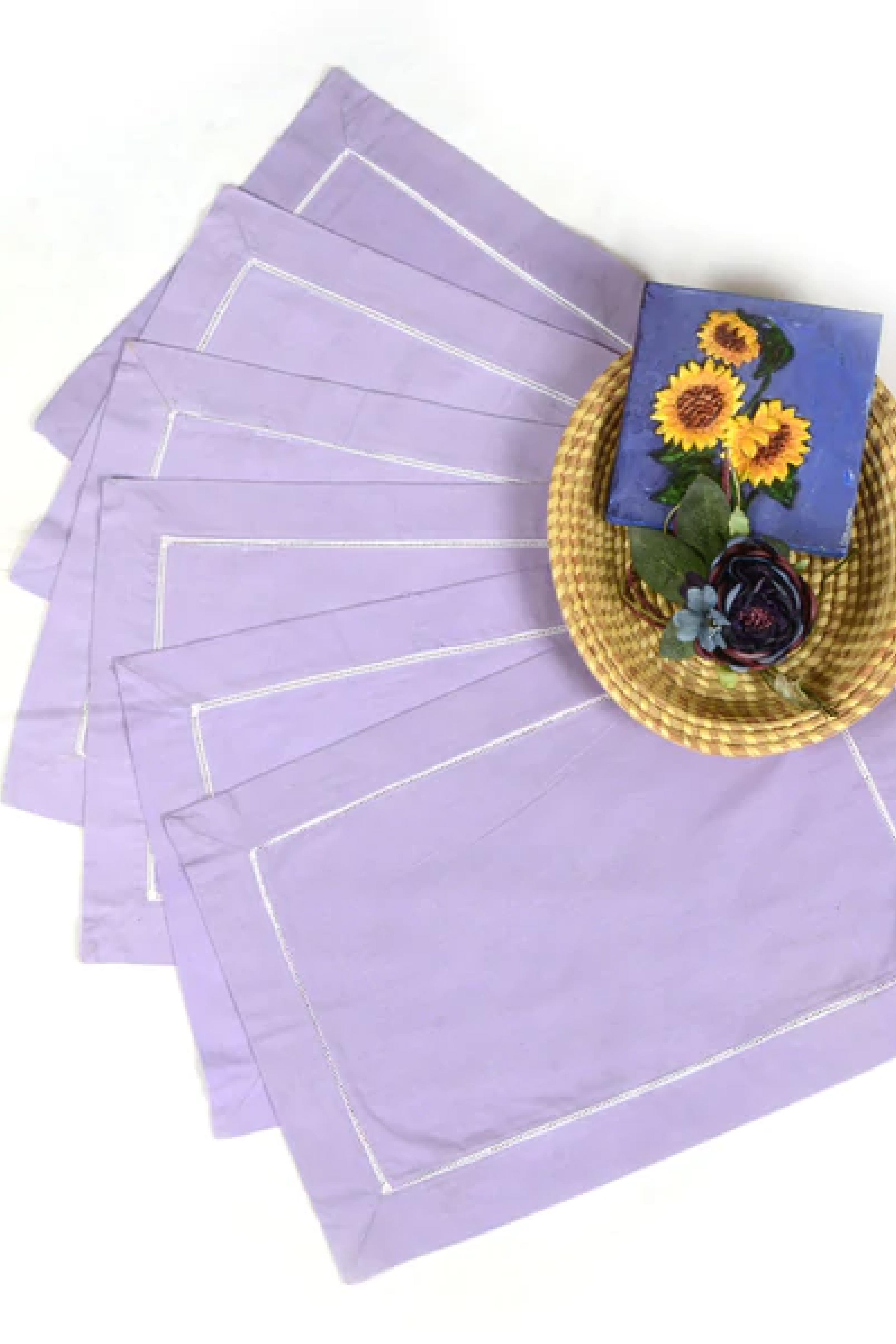 Purple - Placemat Set S/6