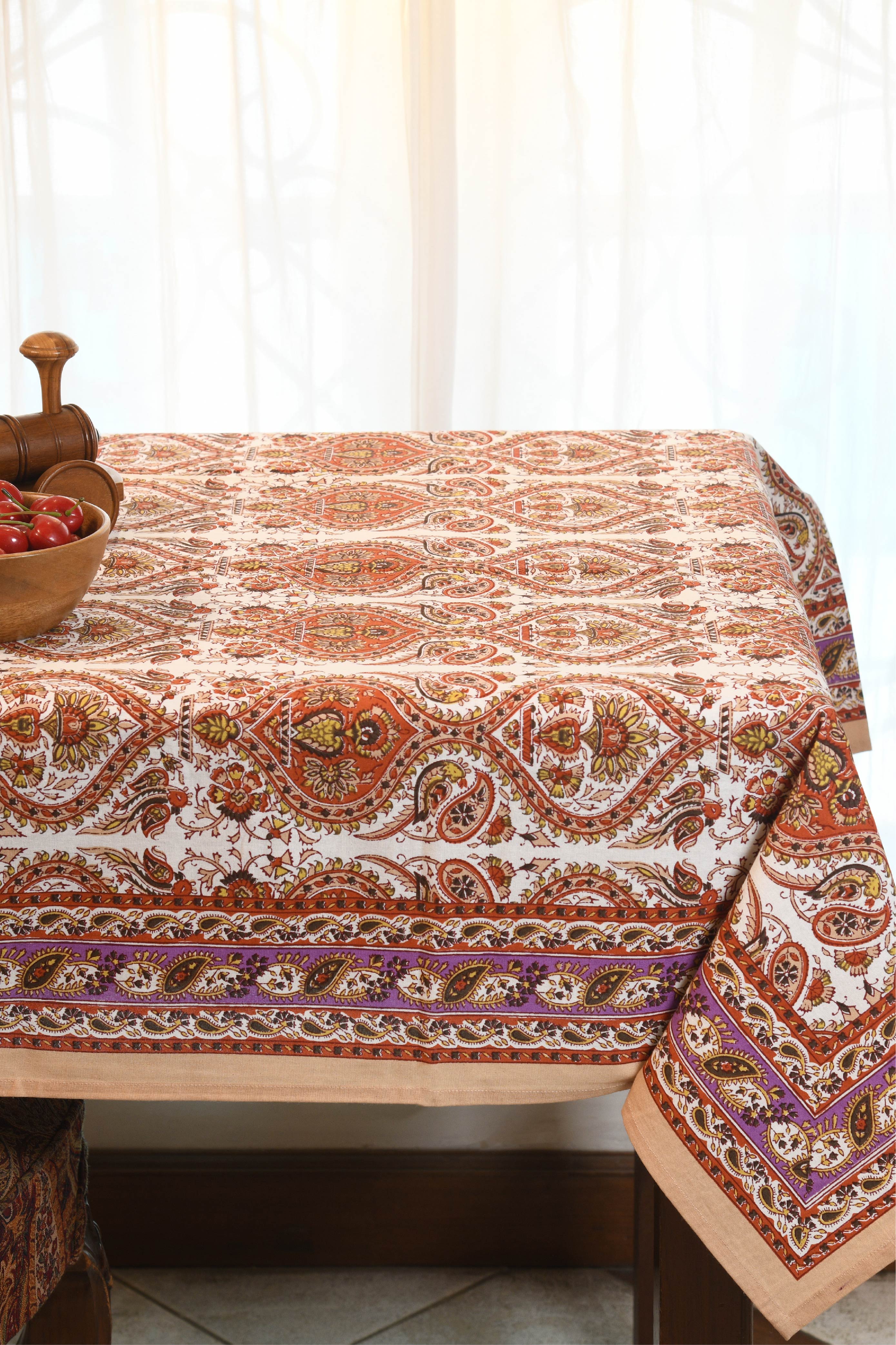 Rust Vine Table Cover