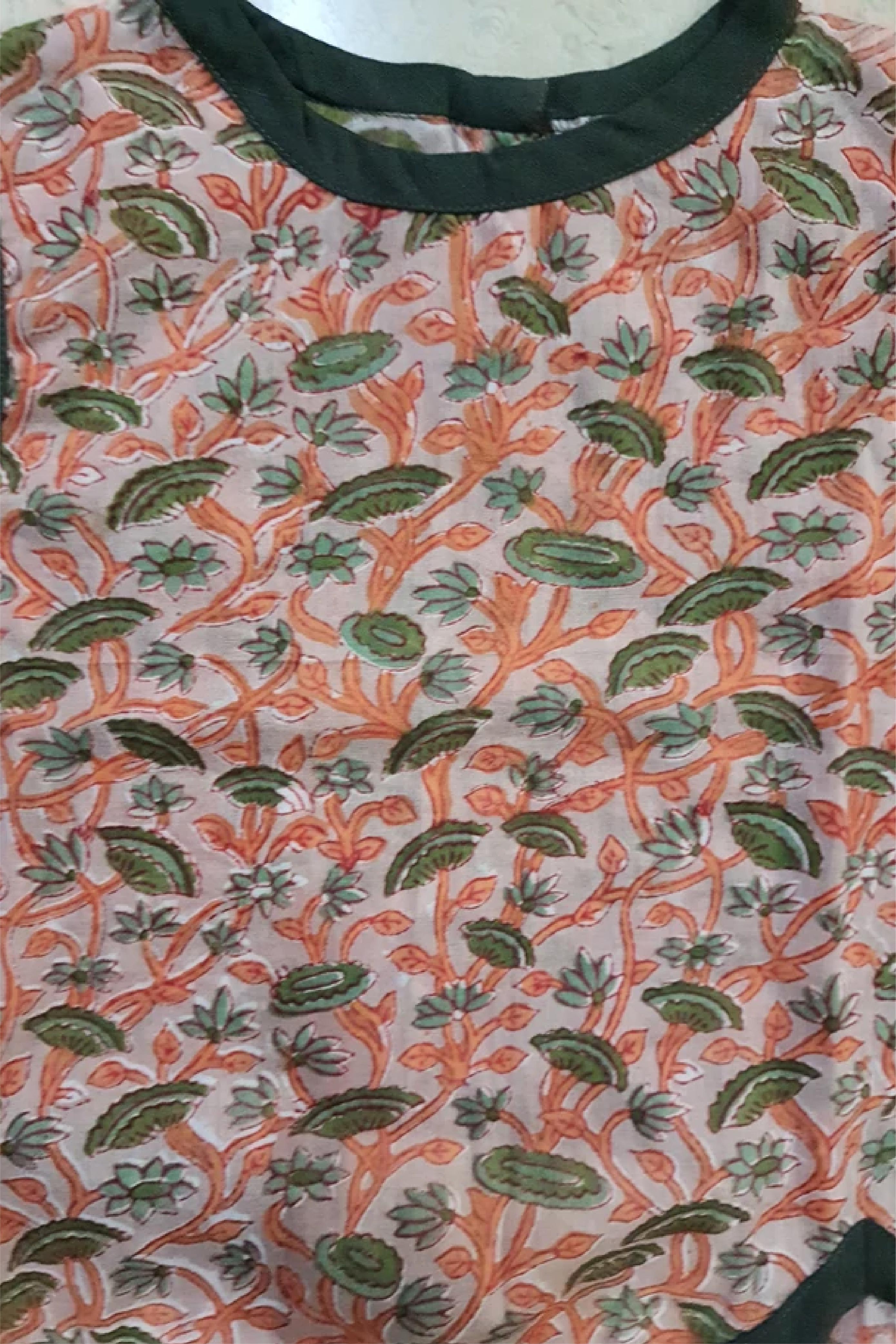 Floral Jaal - Infant Baby Dress With Shorts