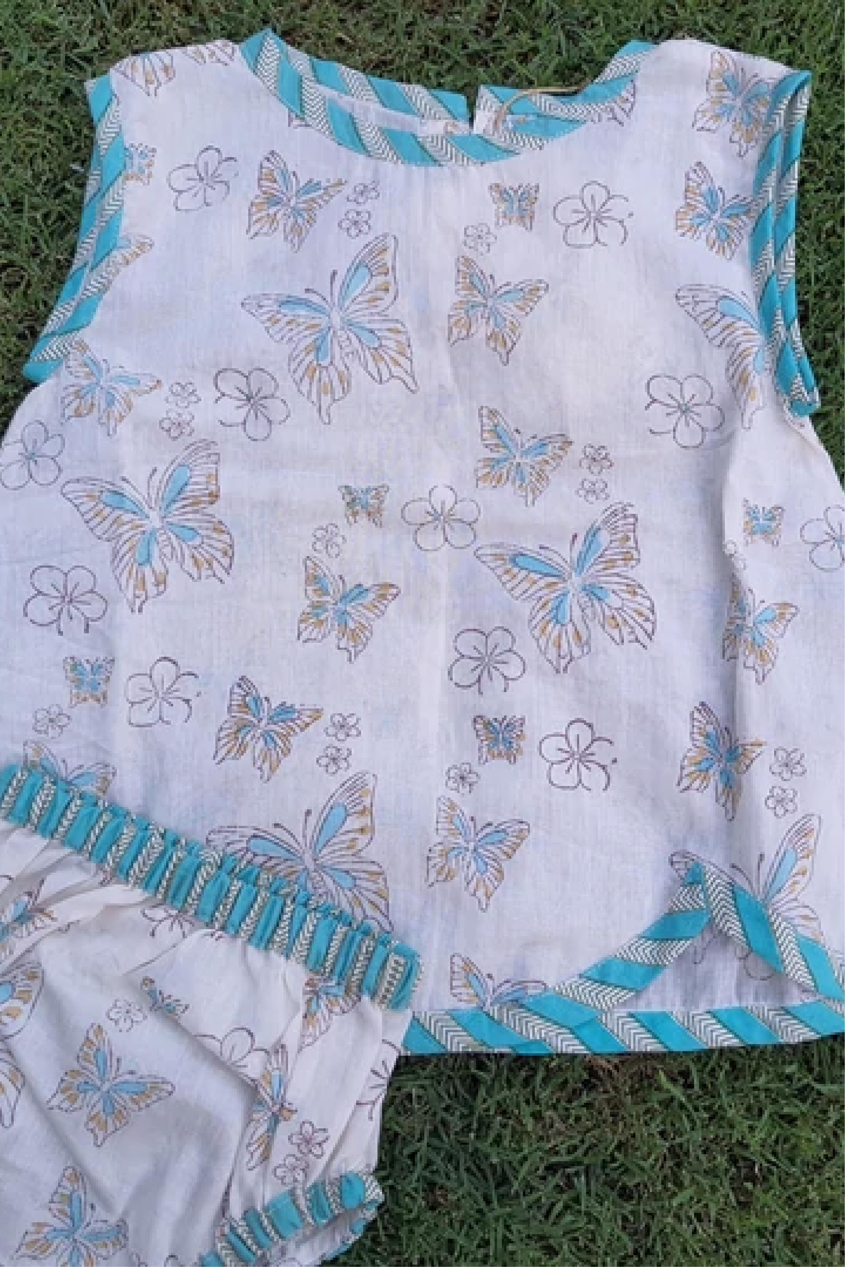 Butterfly - Infant baby Dress With Shorts