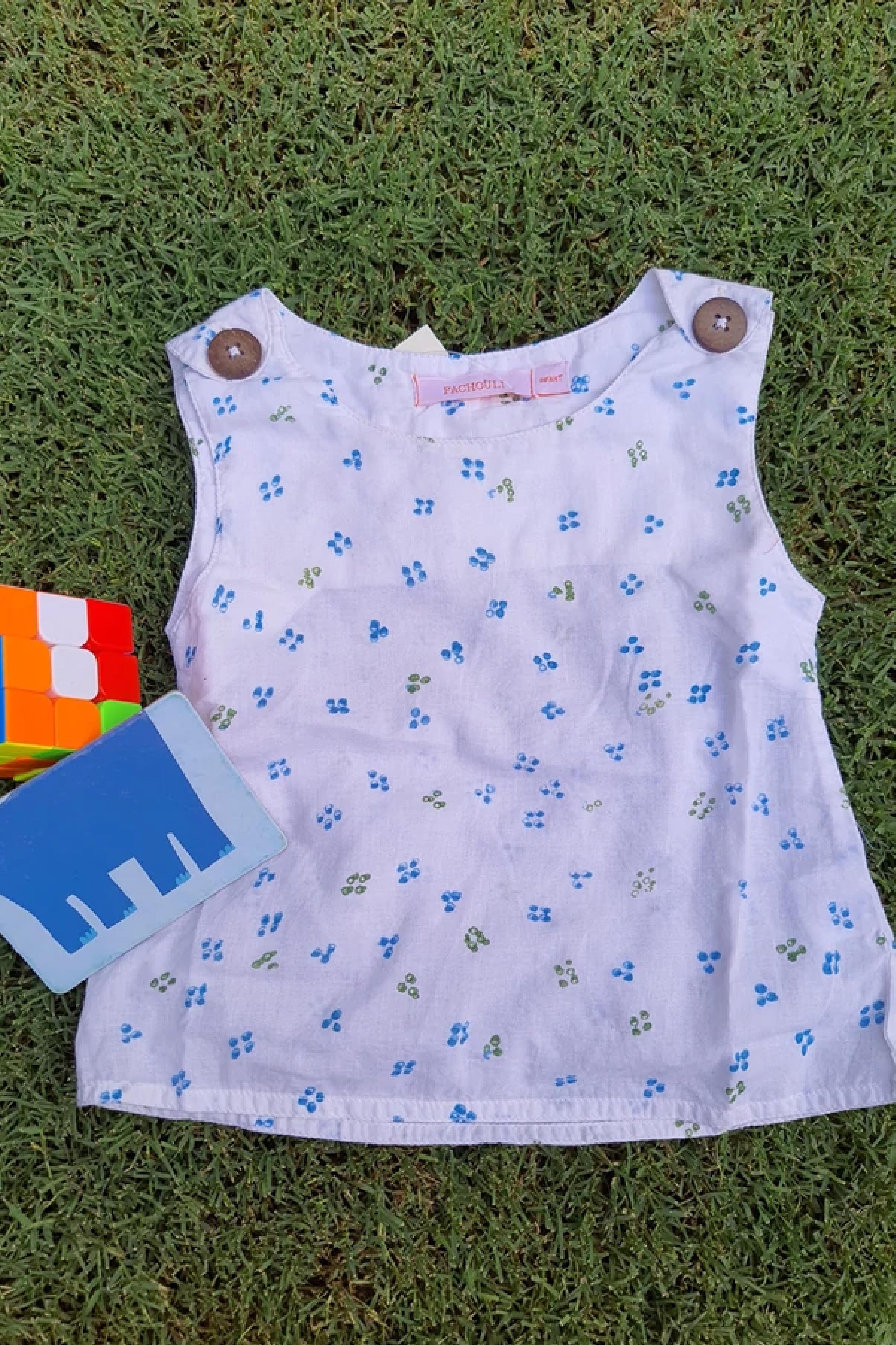 Diamond Dots - Jhabla Flap Button