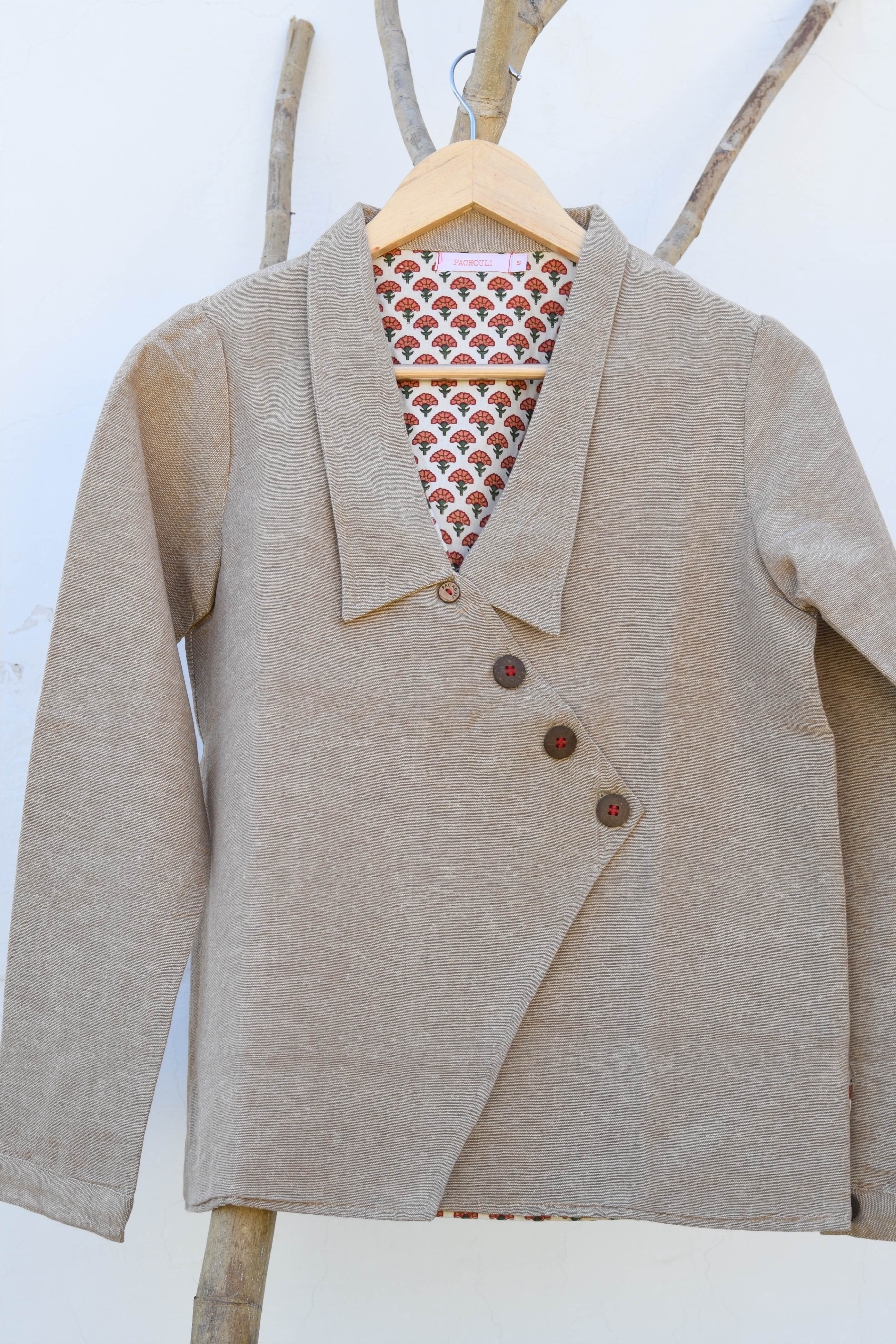 Women Blazer Beige