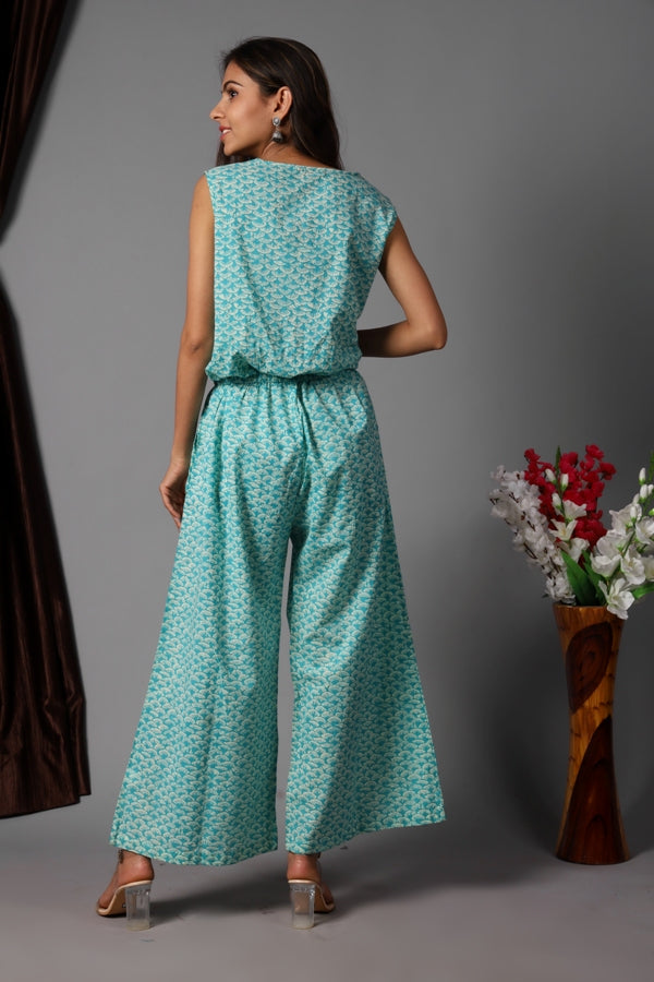 Jumpsuit-Aqua