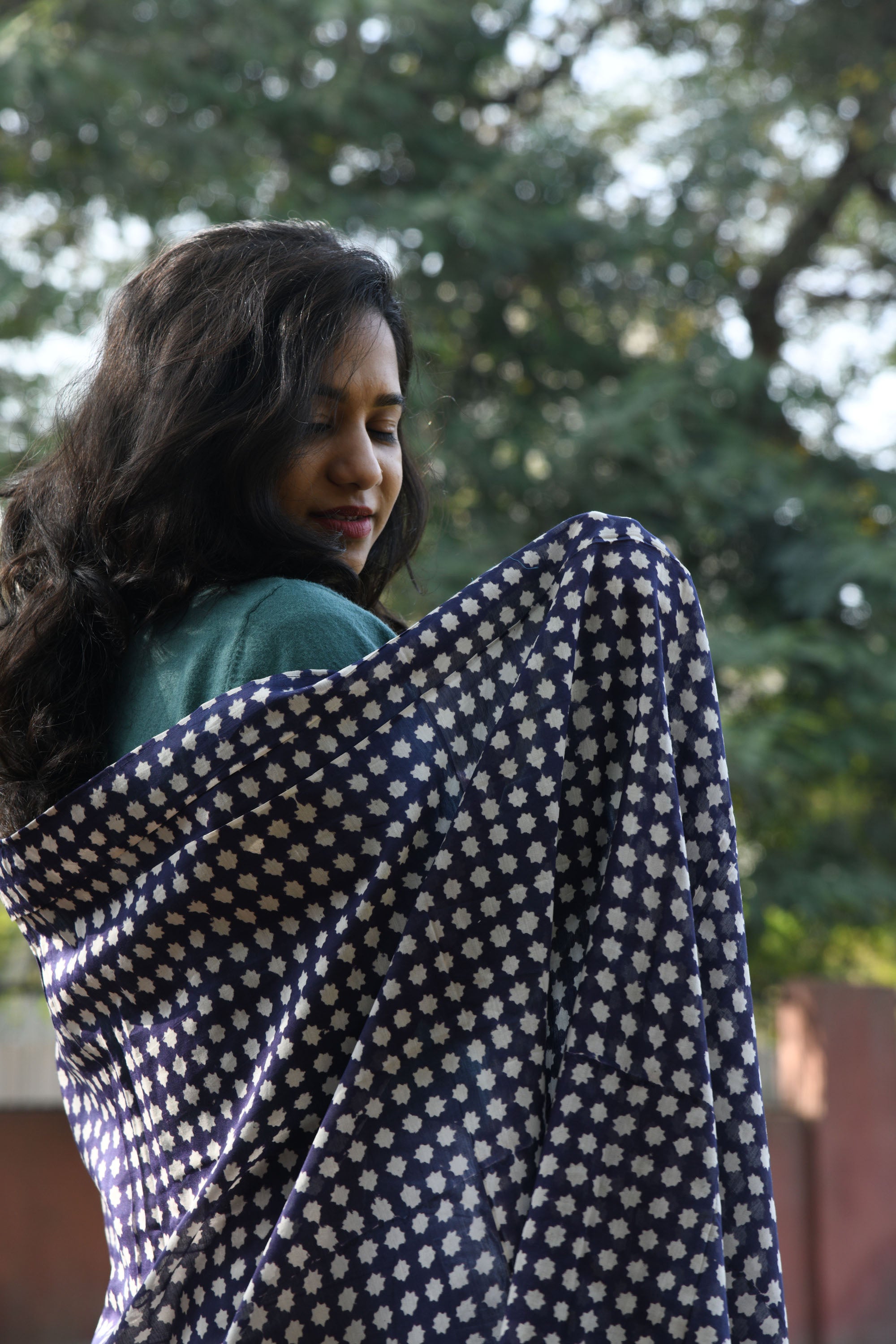 Women Stole-Blue Star