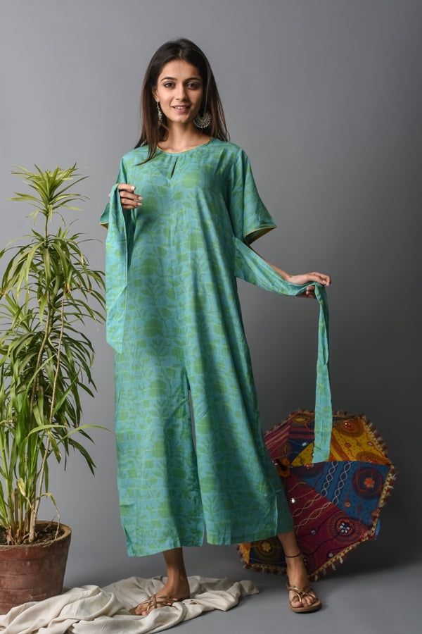 Jumsuit Women Modal Aqua Green