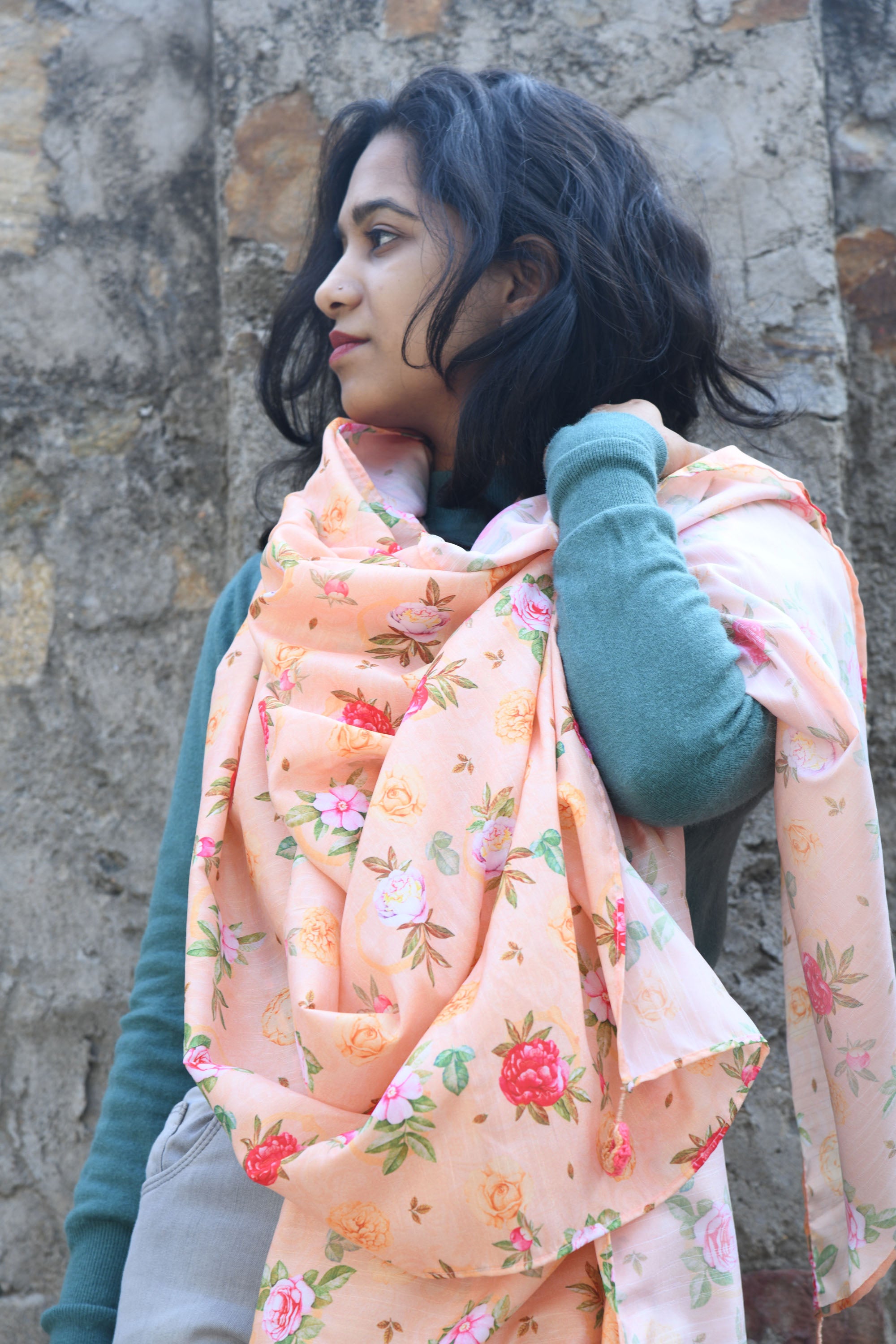 Women Dupatta-Cotton Chanderi